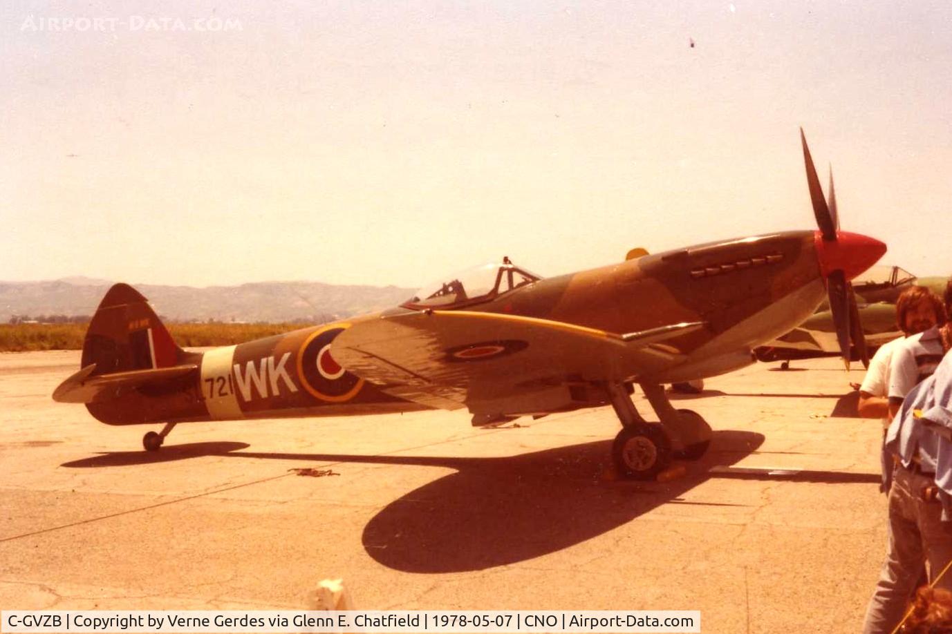 C-GVZB, 1945 Supermarine 361 Spitfire LF.XVIe C/N CBAF.IX.4756, Spitfire Mk. XVIe, ex-N8WK.  Now in Canada