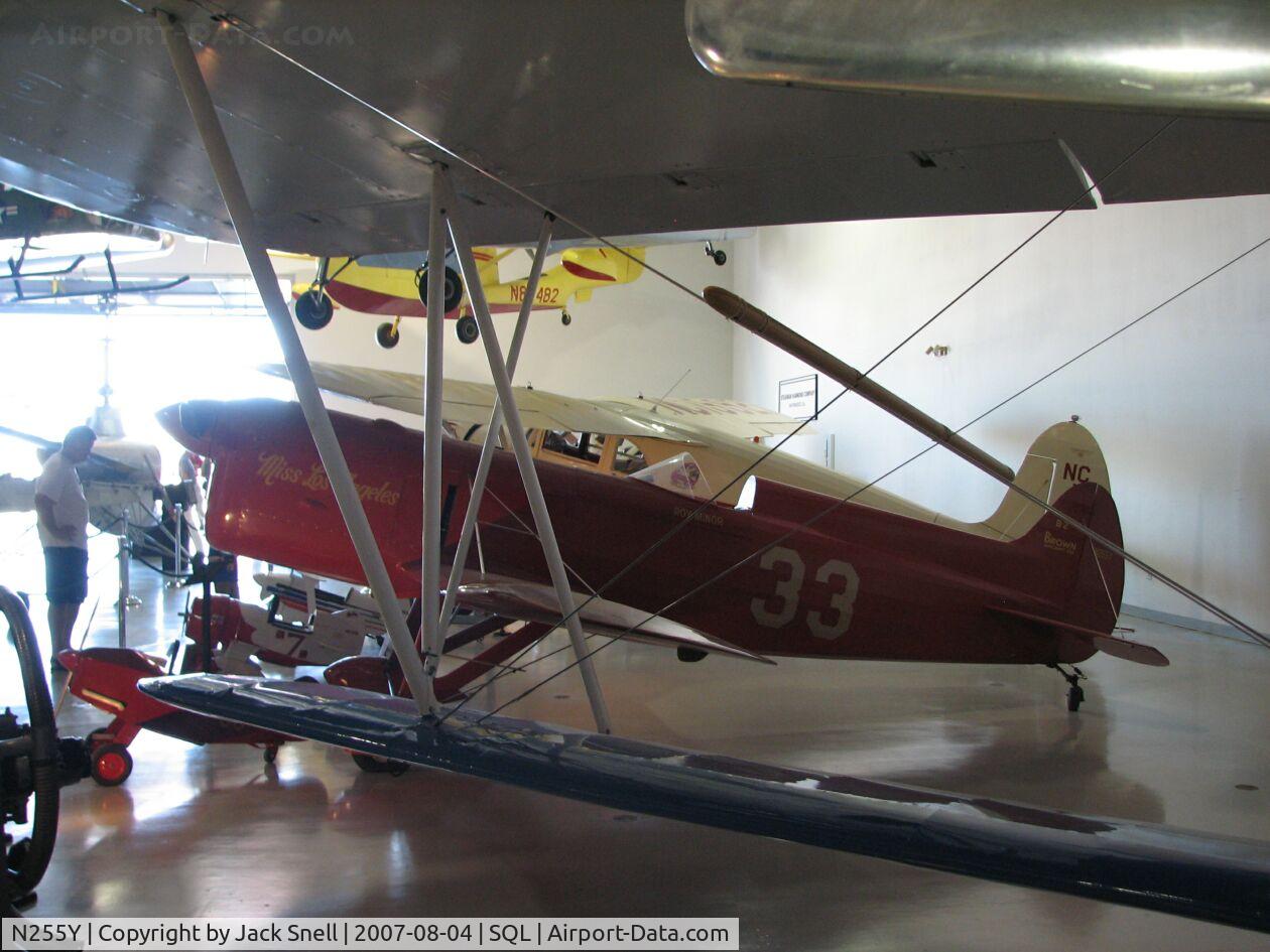N255Y, 1972 Brown B-2 Racer Replica C/N T-2, Taken at the Hiller Aviation Museum