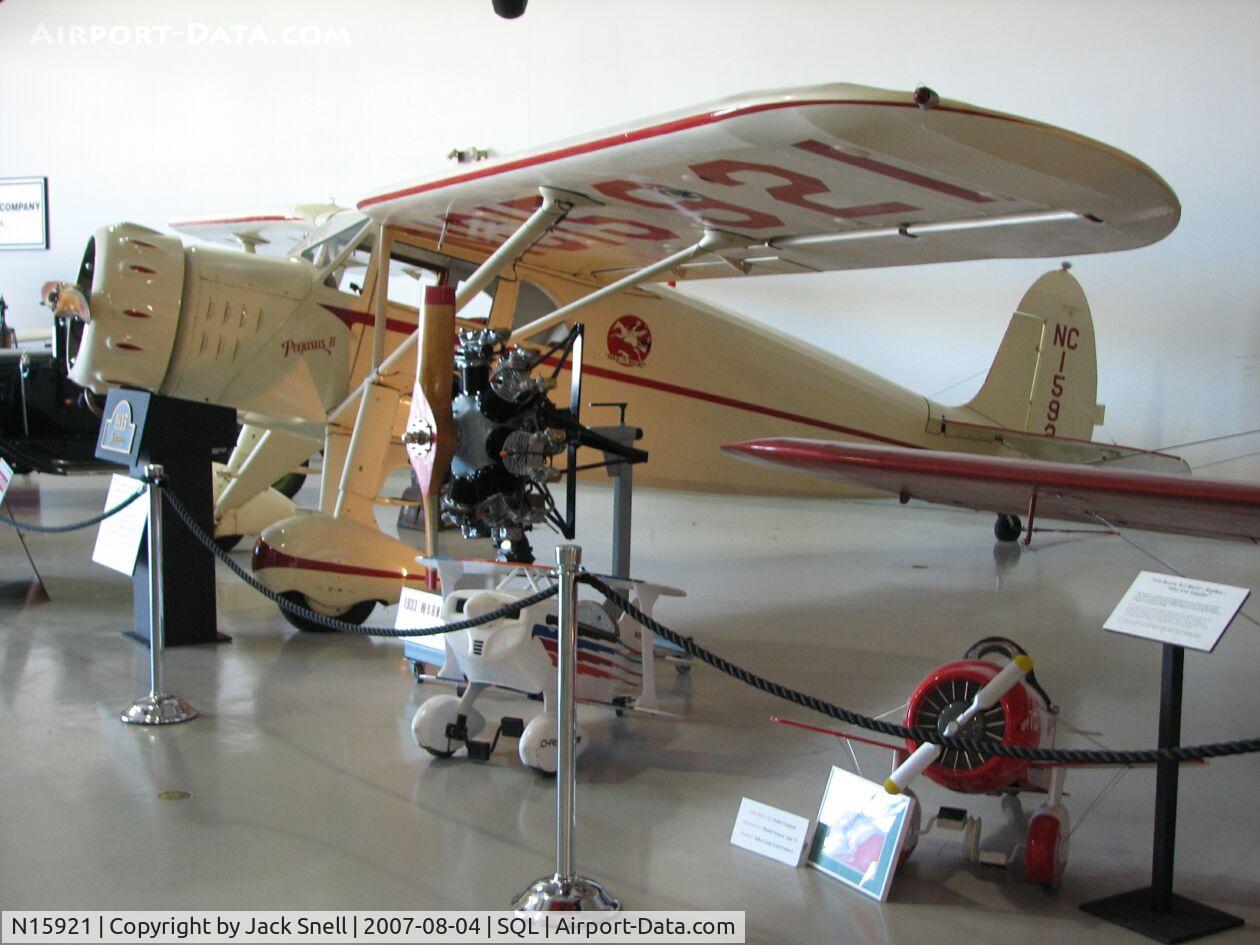 N15921, 1935 Fairchild 24 C8C C/N 2724, Taken at the Hiller Aviation Museum