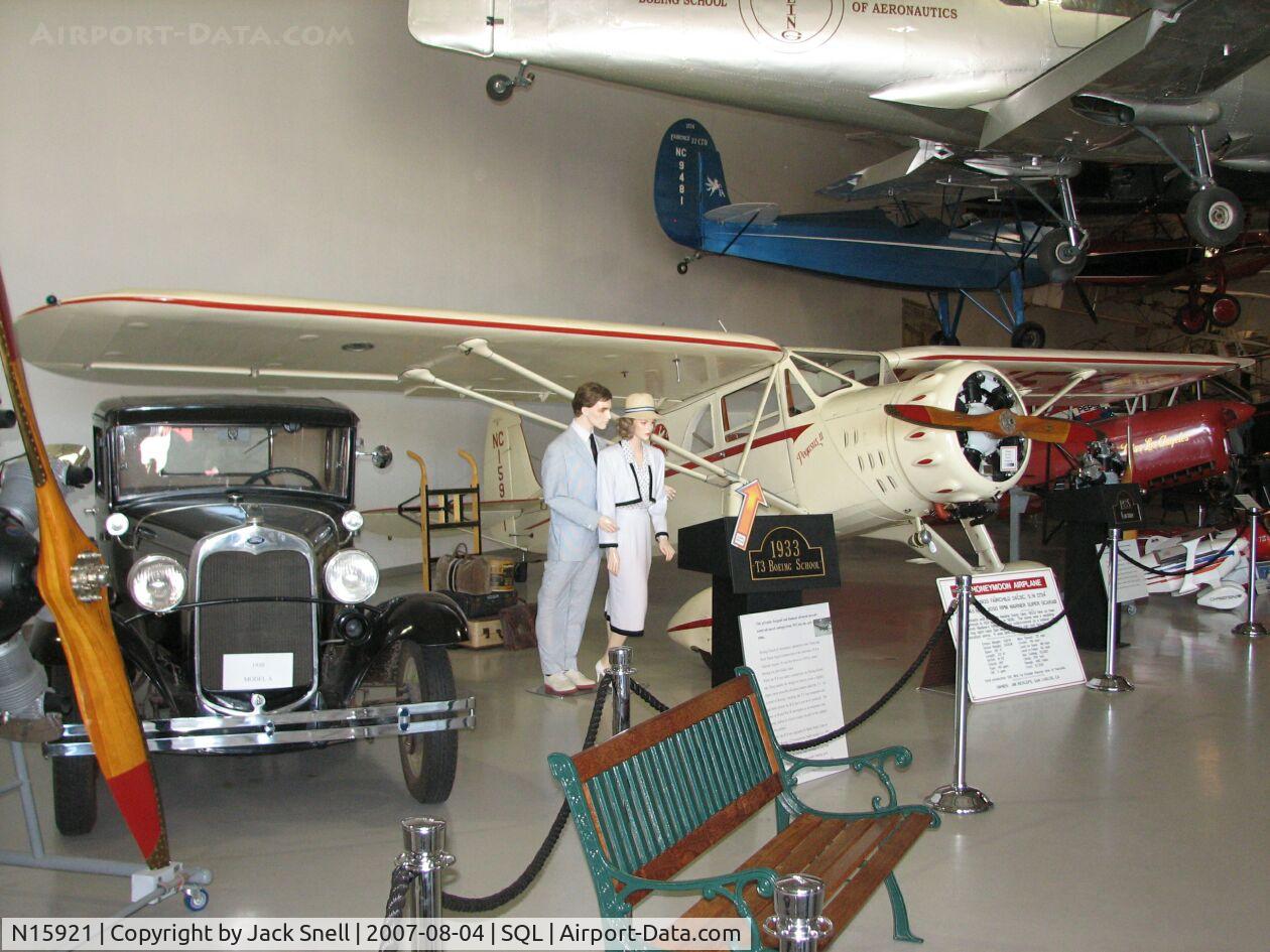 N15921, 1935 Fairchild 24 C8C C/N 2724, Taken at the Hiller Aviation Museum
