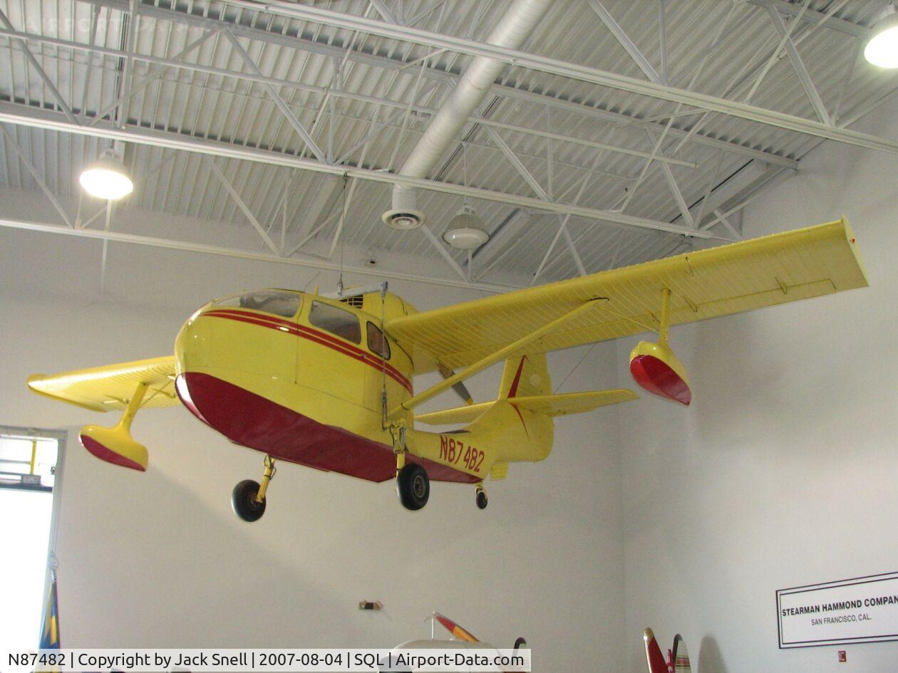 N87482, 1946 Republic RC-3 Seabee C/N 33, Taken at the Hiller Aviation Museum