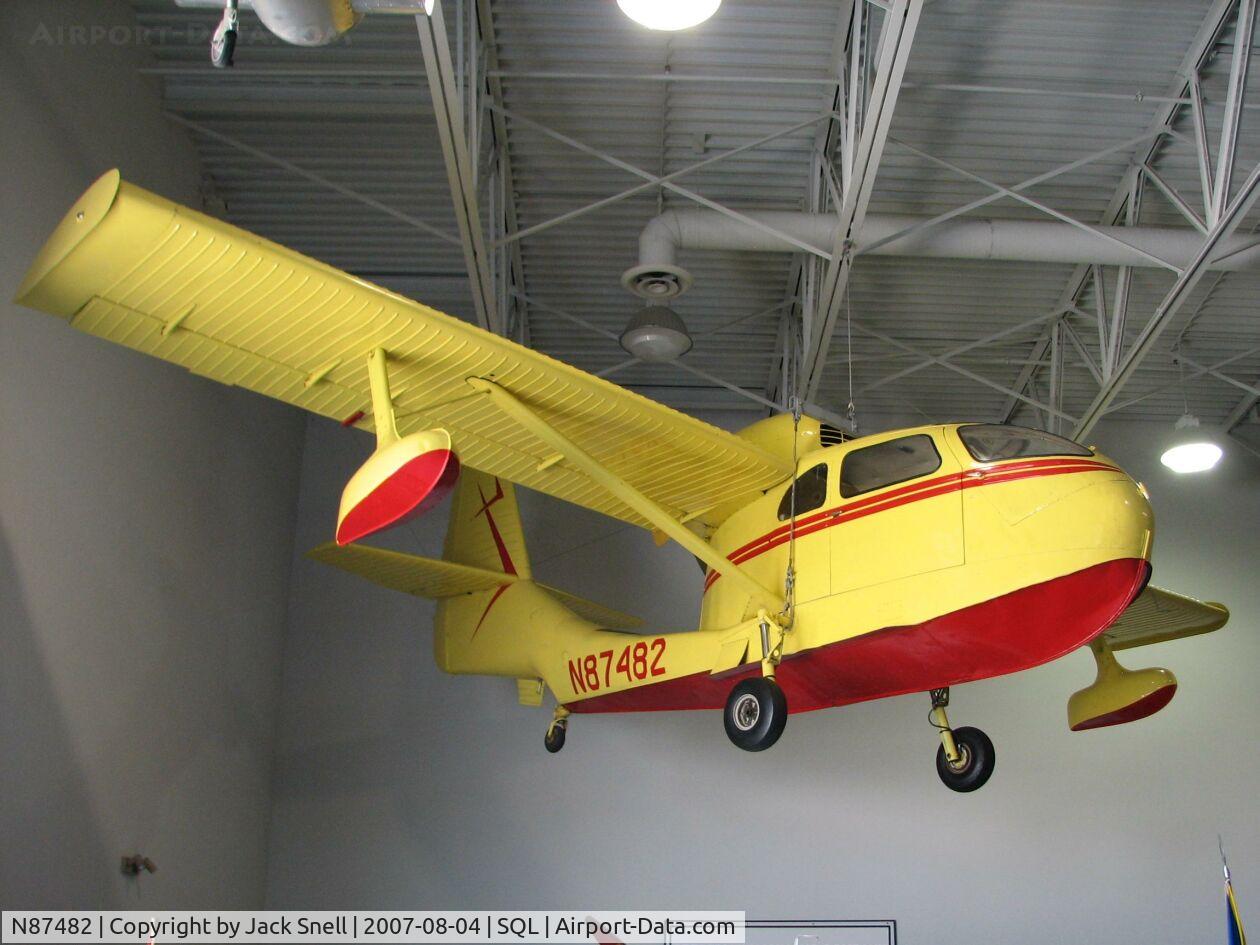 N87482, 1946 Republic RC-3 Seabee C/N 33, Taken at the Hiller Aviation Museum