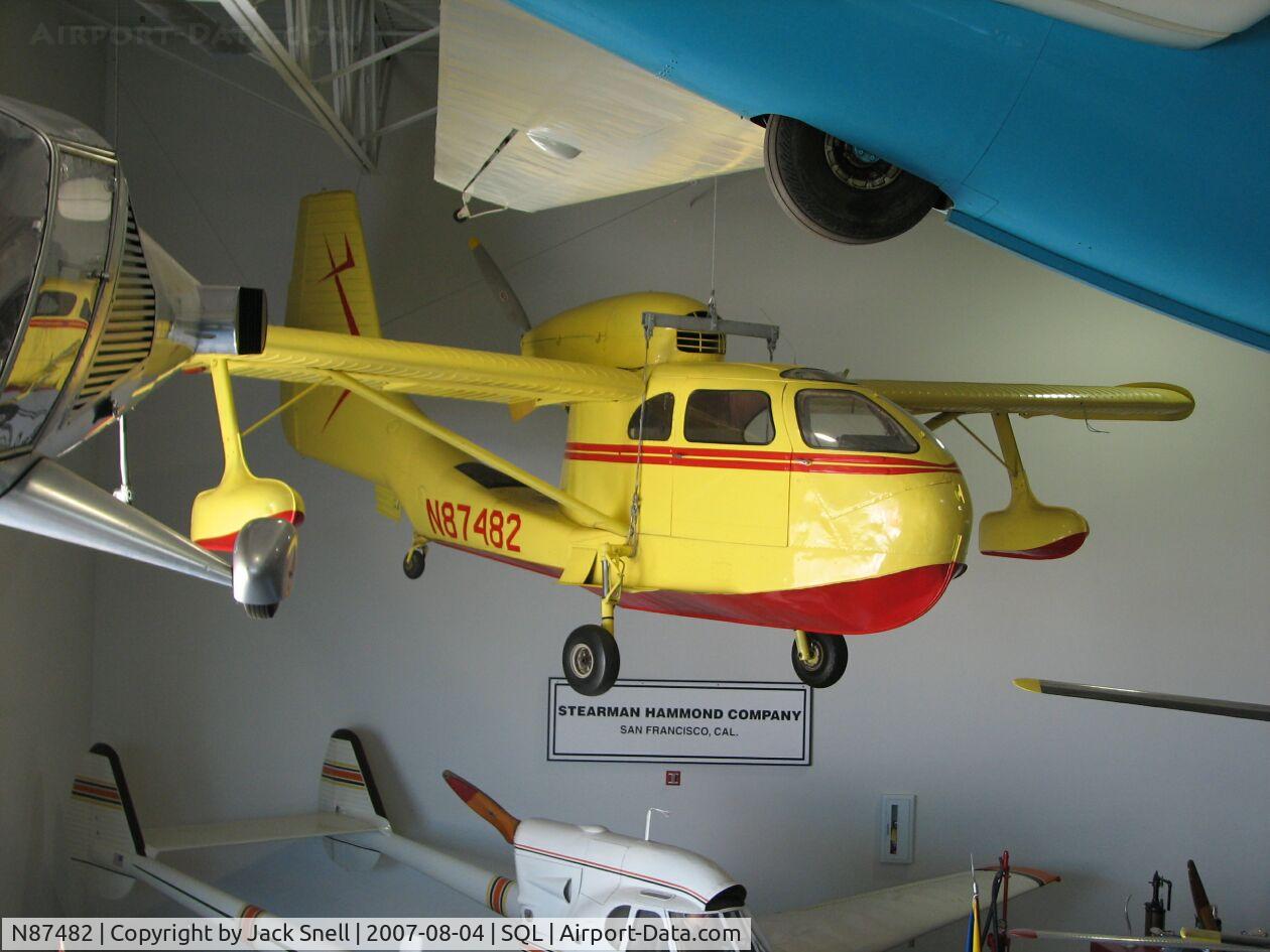 N87482, 1946 Republic RC-3 Seabee C/N 33, Taken at the Hiller Aviation Museum
