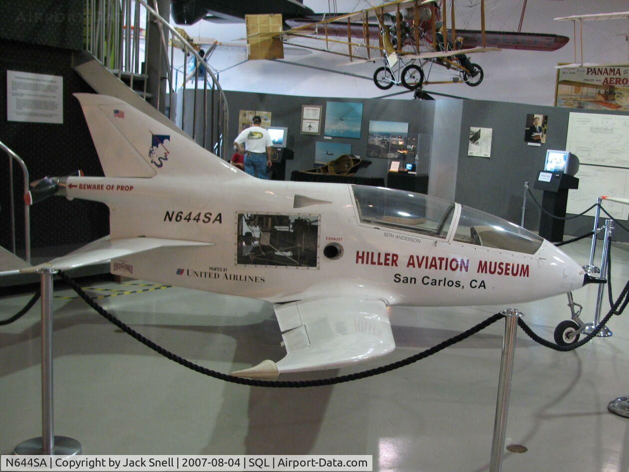 N644SA, Bede BD-5B C/N 1 (N644SA), Taken at the Hiller Aviation Museum