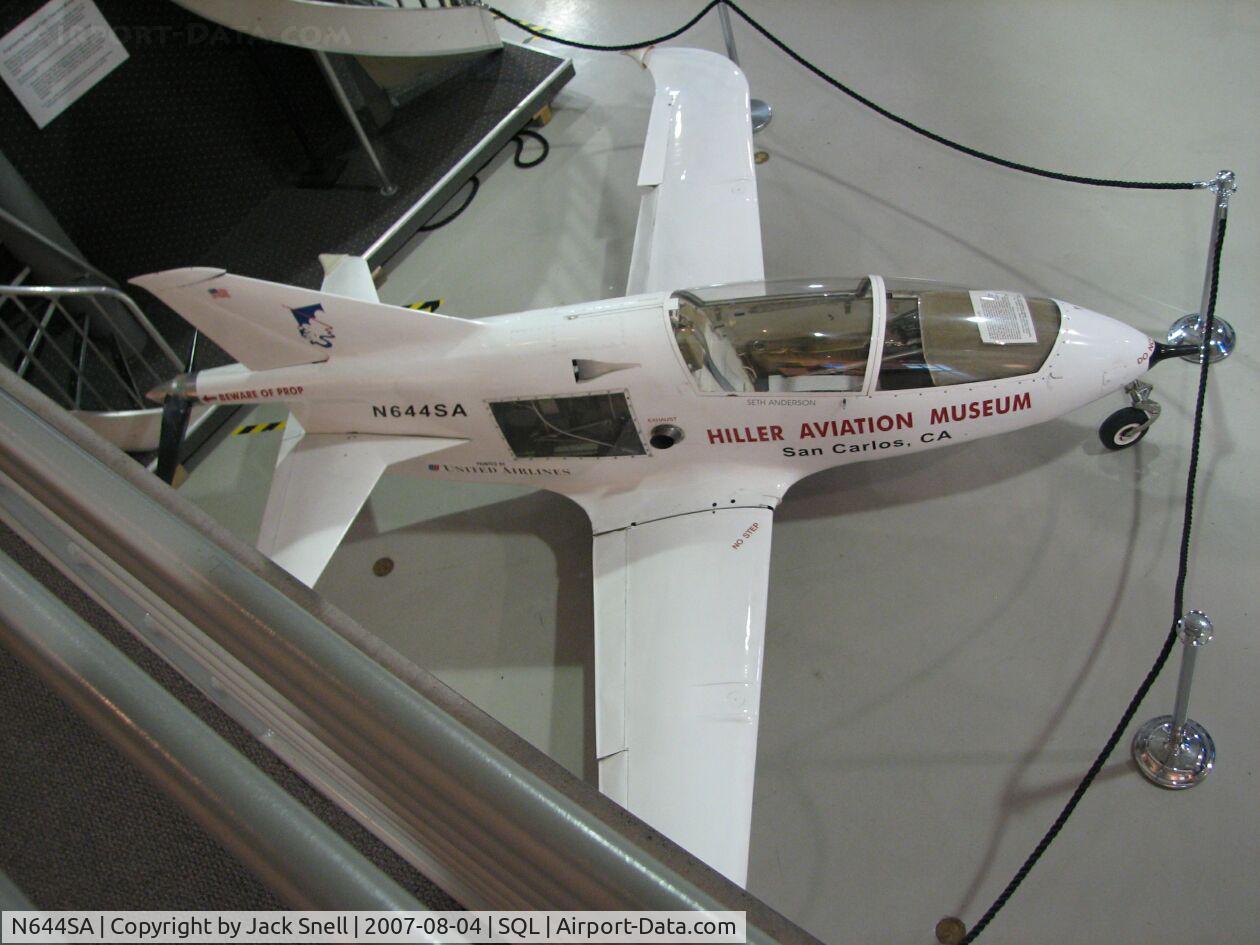 N644SA, Bede BD-5B C/N 1 (N644SA), Taken at the Hiller Aviation Museum