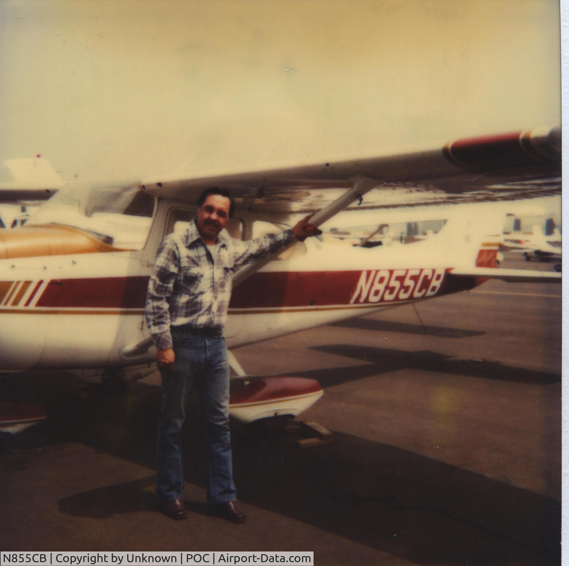 N855CB, 1970 Cessna 172K Skyhawk C/N 17259020, Shortly after new paint )mid-1970s)