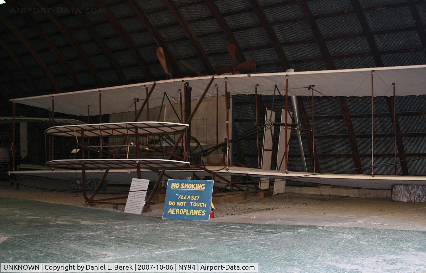 UNKNOWN, Wright Flyer 1 Replica C/N unknown, This beautiful Wright Flyer reproduction was built at the August Martin Hight School, Jamaica, NY, in the 1970s.  It was previously displayed at JFK and the Cradle of Aviation Museum.
