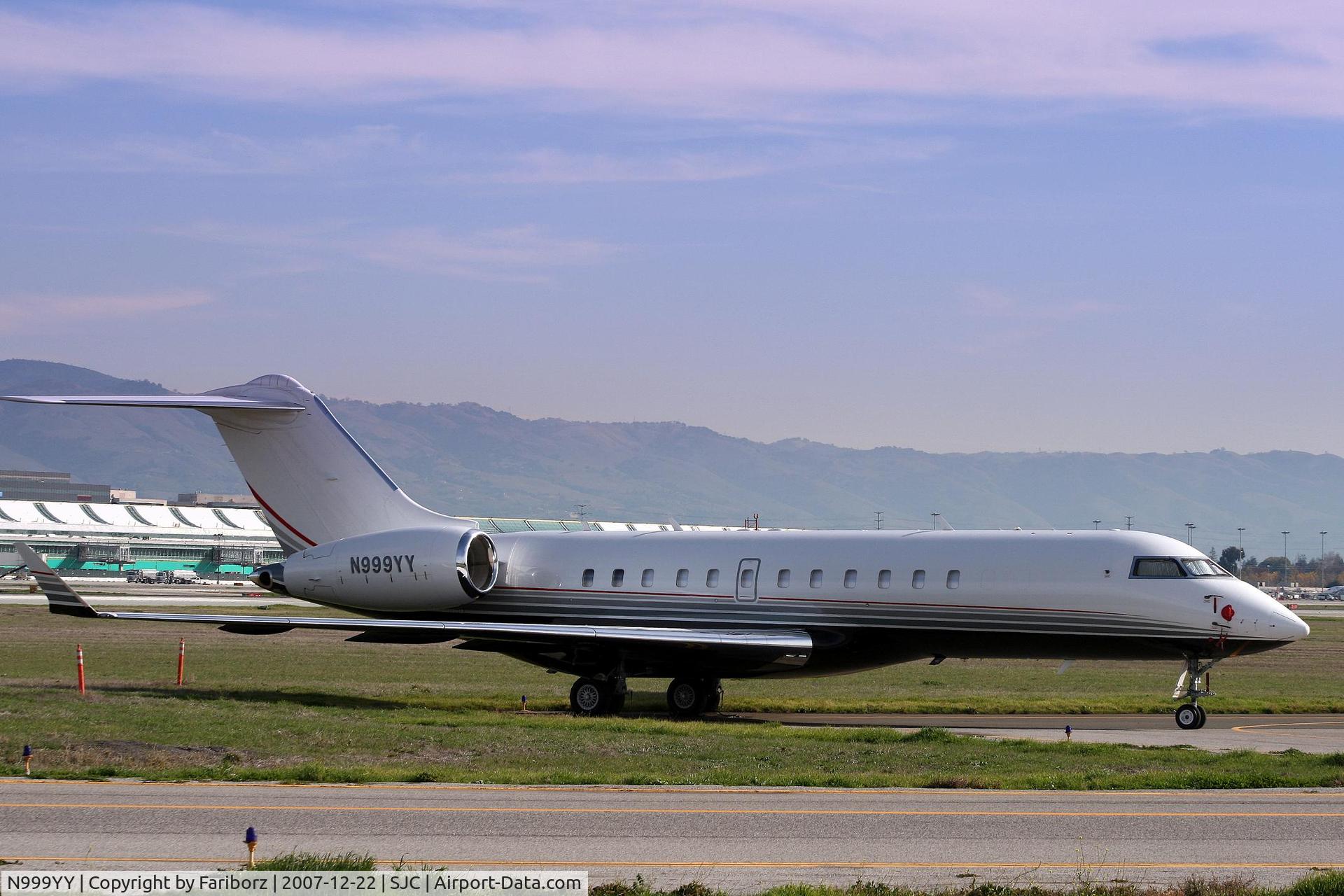 N999YY, 2007 Bombardier BD-700-1A10 Global Express C/N 9240, Parked at jet center