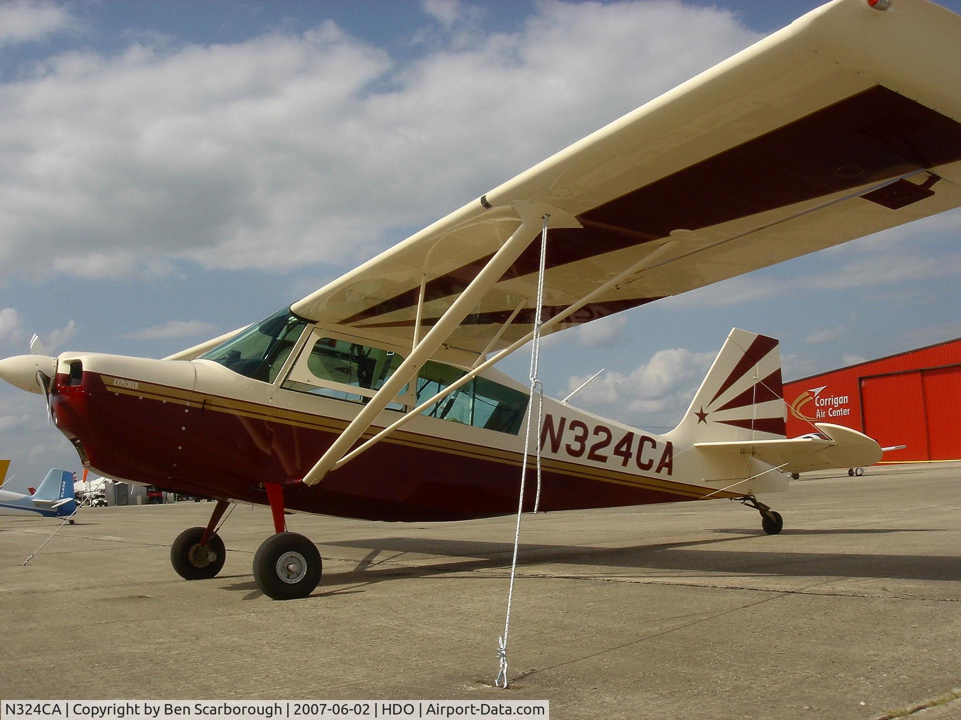 N324CA, 2005 American Champion 7GCBC C/N 1399-2005, N324CA at the Texas Fly-in at Hondo 2007