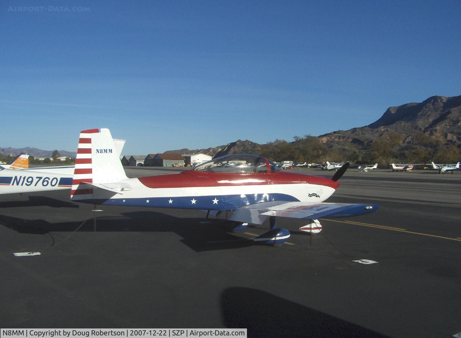 N8MM, 2003 Vans RV-8A C/N 81577, 2003 Shablow VAN's RV-8A, Lycoming O-360-A1A 180 Hp