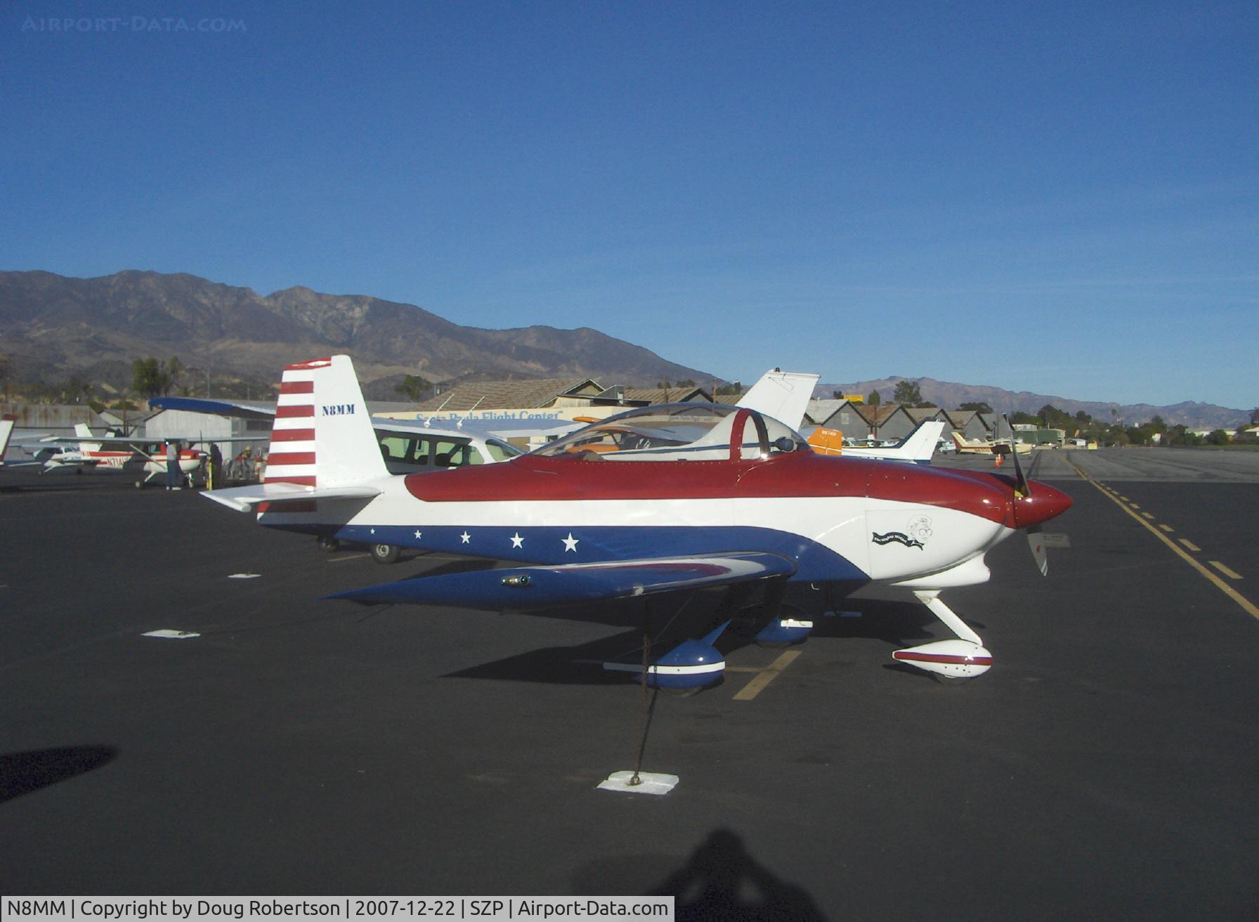 N8MM, 2003 Vans RV-8A C/N 81577, 2003 Shablow VAN's RV-8A, Lycoming O-360-A1A 180 Hp
