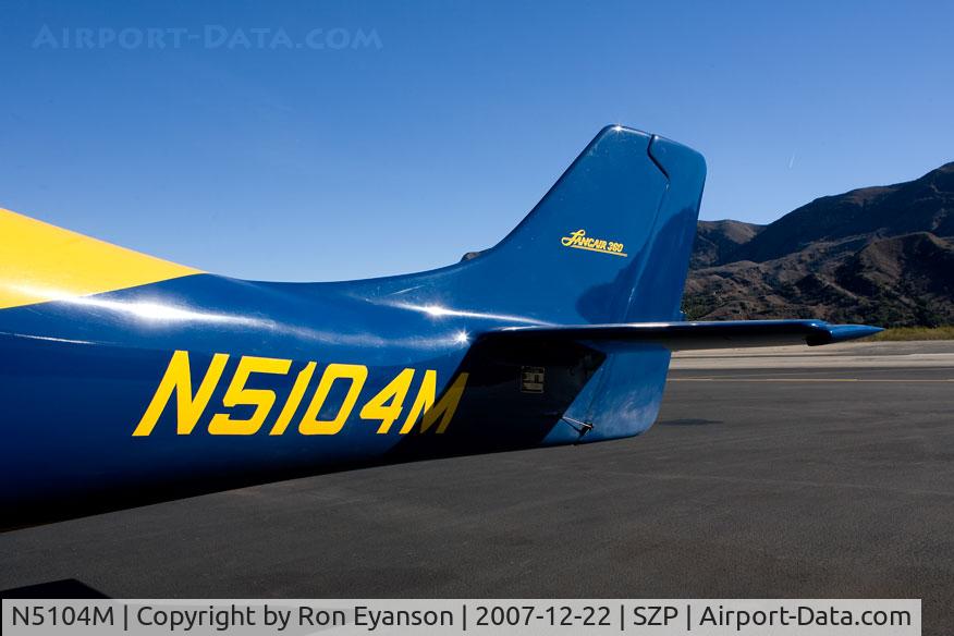 N5104M, 1991 Lancair 360 C/N 605-320-351FB, Lancair 360