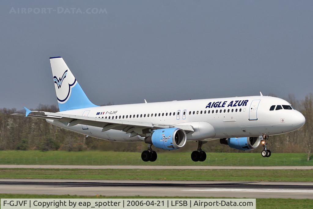 F-GJVF, 1991 Airbus A320-211 C/N 244, landing on rwy 16