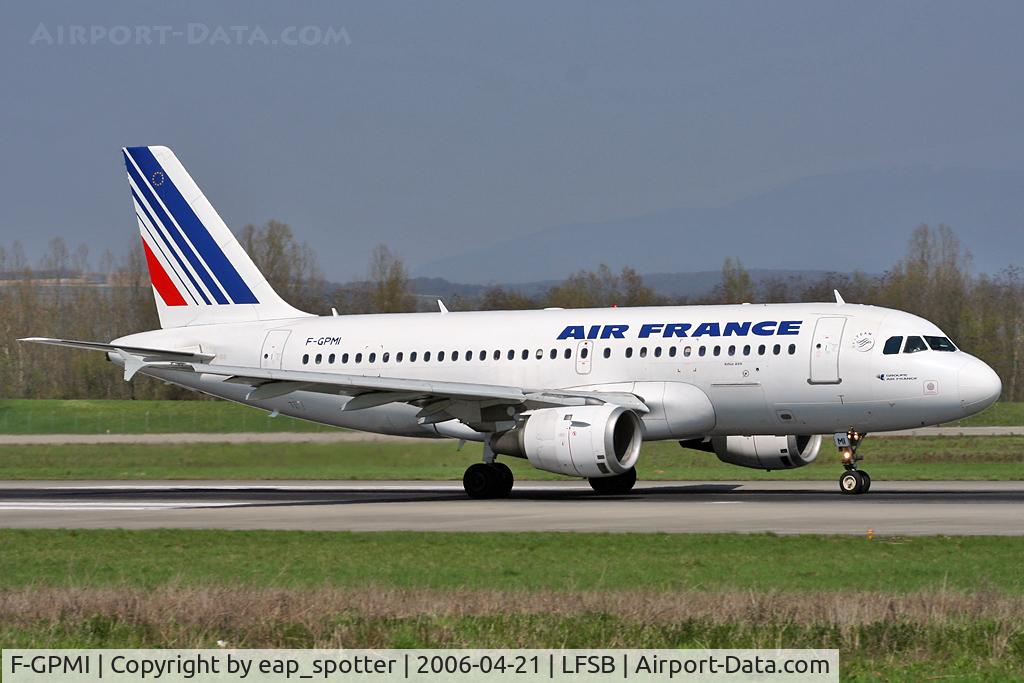 F-GPMI, 1997 Airbus A319-113 C/N 660, departing to Paris Orly