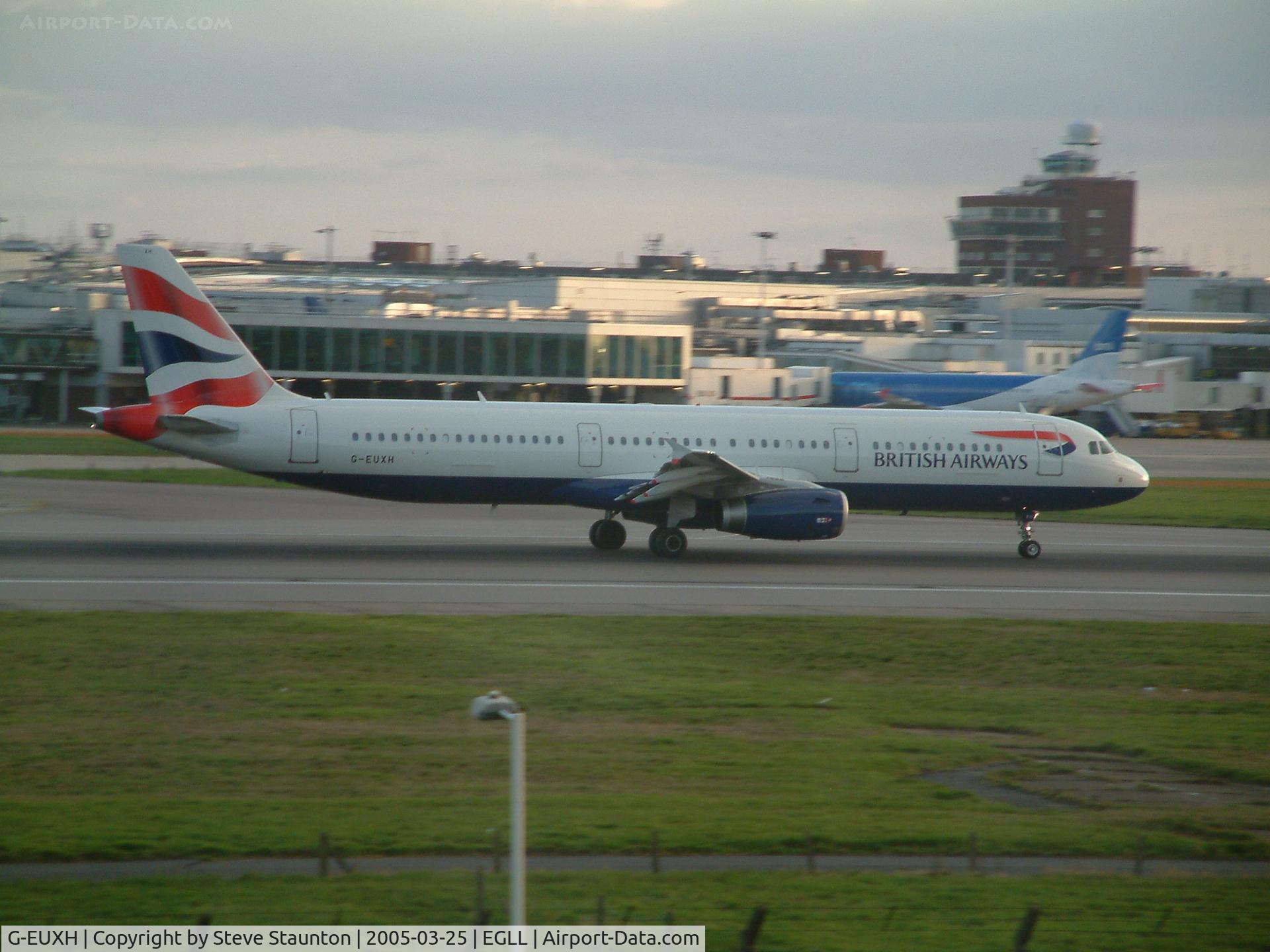 G-EUXH, 2004 Airbus A321-231 C/N 2363, Taken at Heathrow Airport March 2005