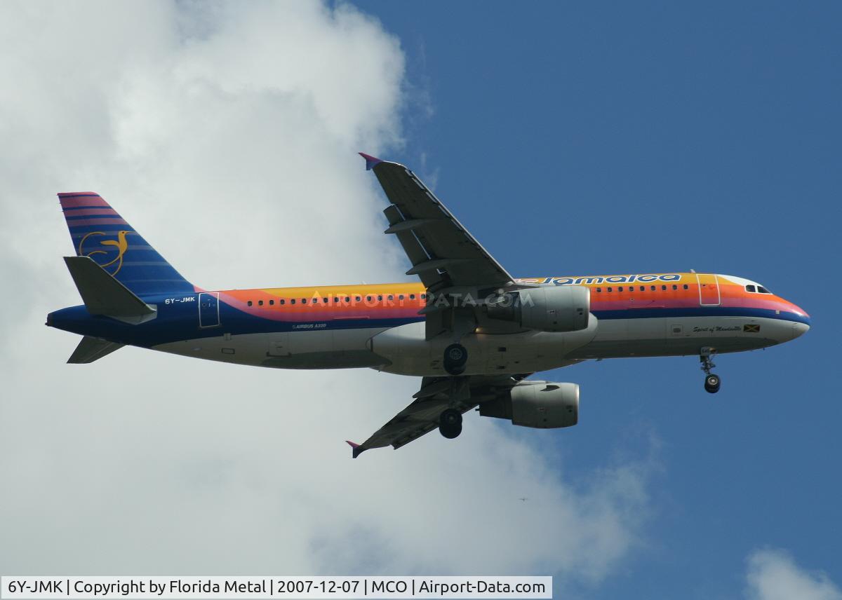 6Y-JMK, 2003 Airbus A320-214 C/N 2048, Air Jamaica