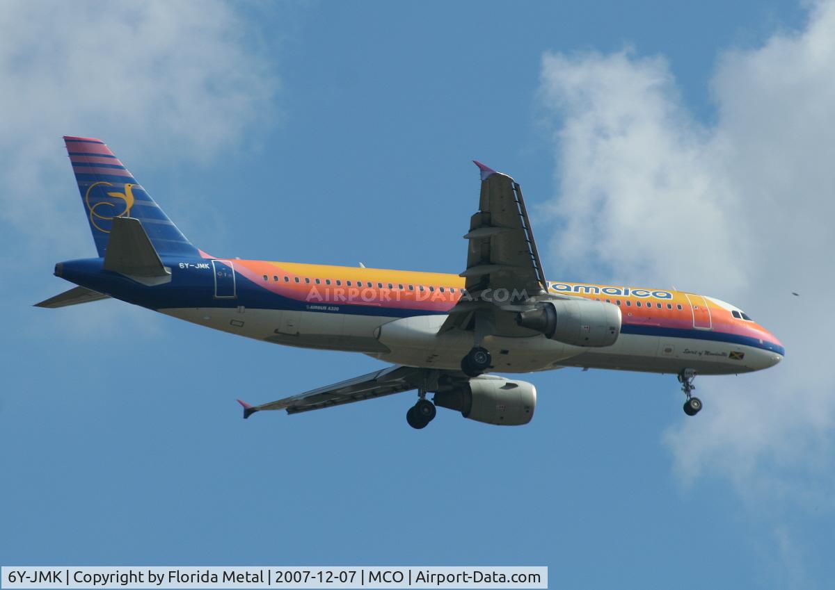 6Y-JMK, 2003 Airbus A320-214 C/N 2048, Air Jamaica