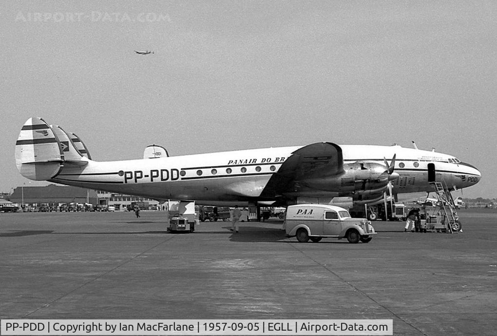 PP-PDD, 1943 Lockheed L-049-46-26 Constellation C/N 2033, Panair do Brasil