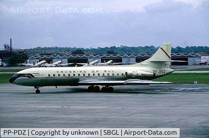 PP-PDZ, 1961 Sud Aviation SE-210 Caravelle VI-R C/N 131, Cruzeiro do Sul, ex Panair do Brasil PP-PDZ