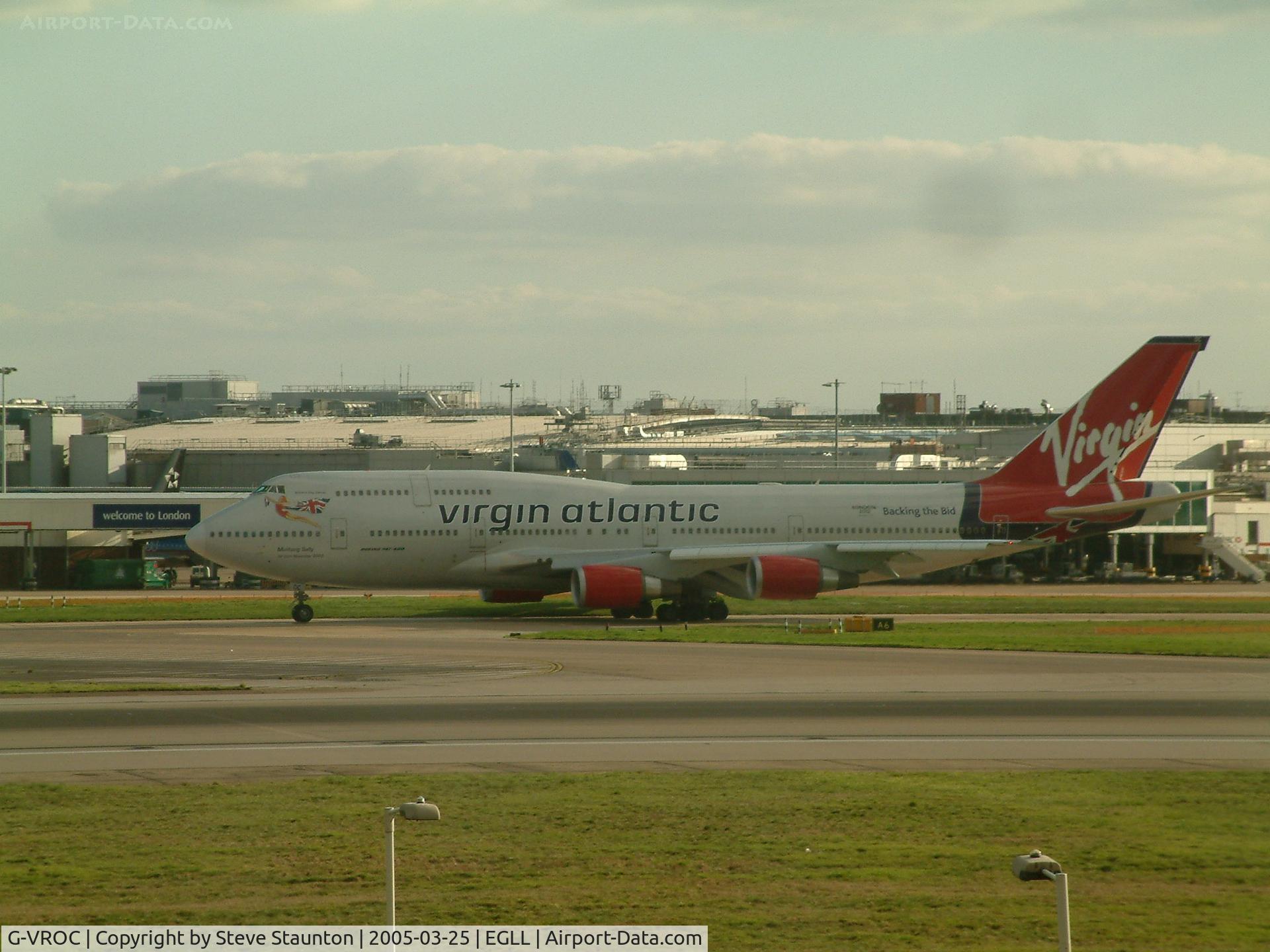 G-VROC, 2003 Boeing 747-41R C/N 32746, Taken at Heathrow Airport March 2005
