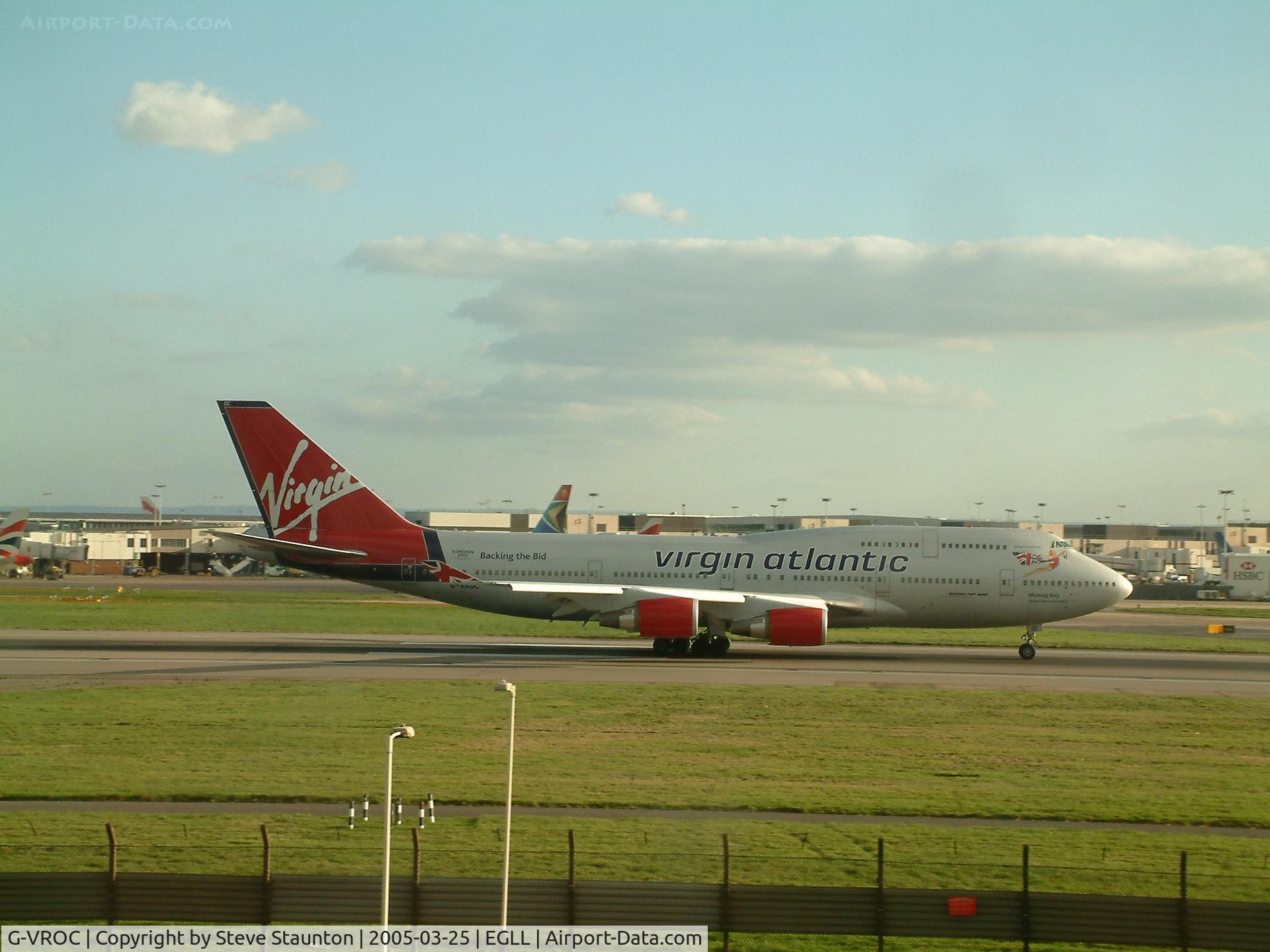 G-VROC, 2003 Boeing 747-41R C/N 32746, Taken at Heathrow Airport March 2005