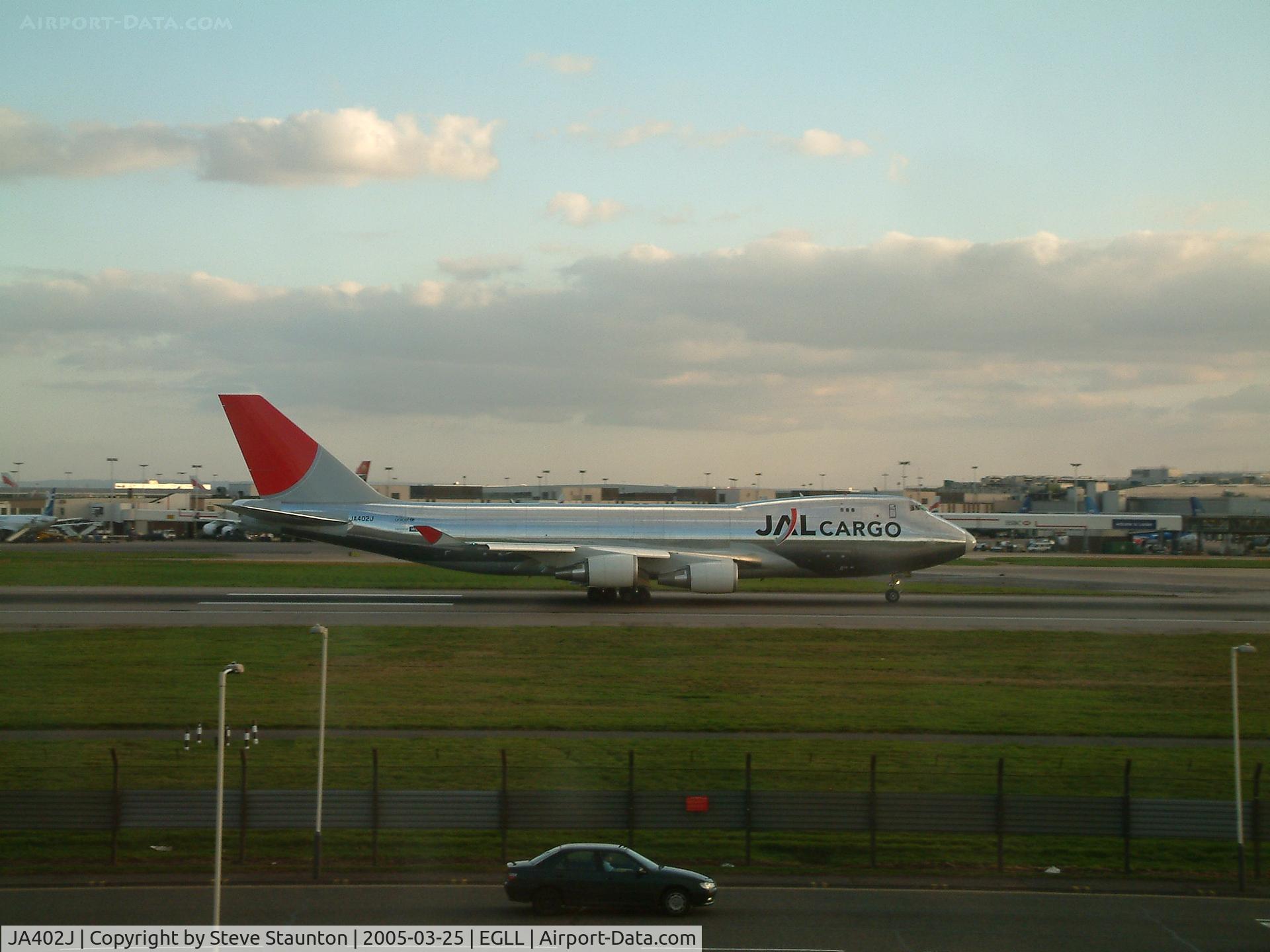 JA402J, 2004 Boeing 747-446F C/N 33749, Taken at Heathrow Airport March 2005