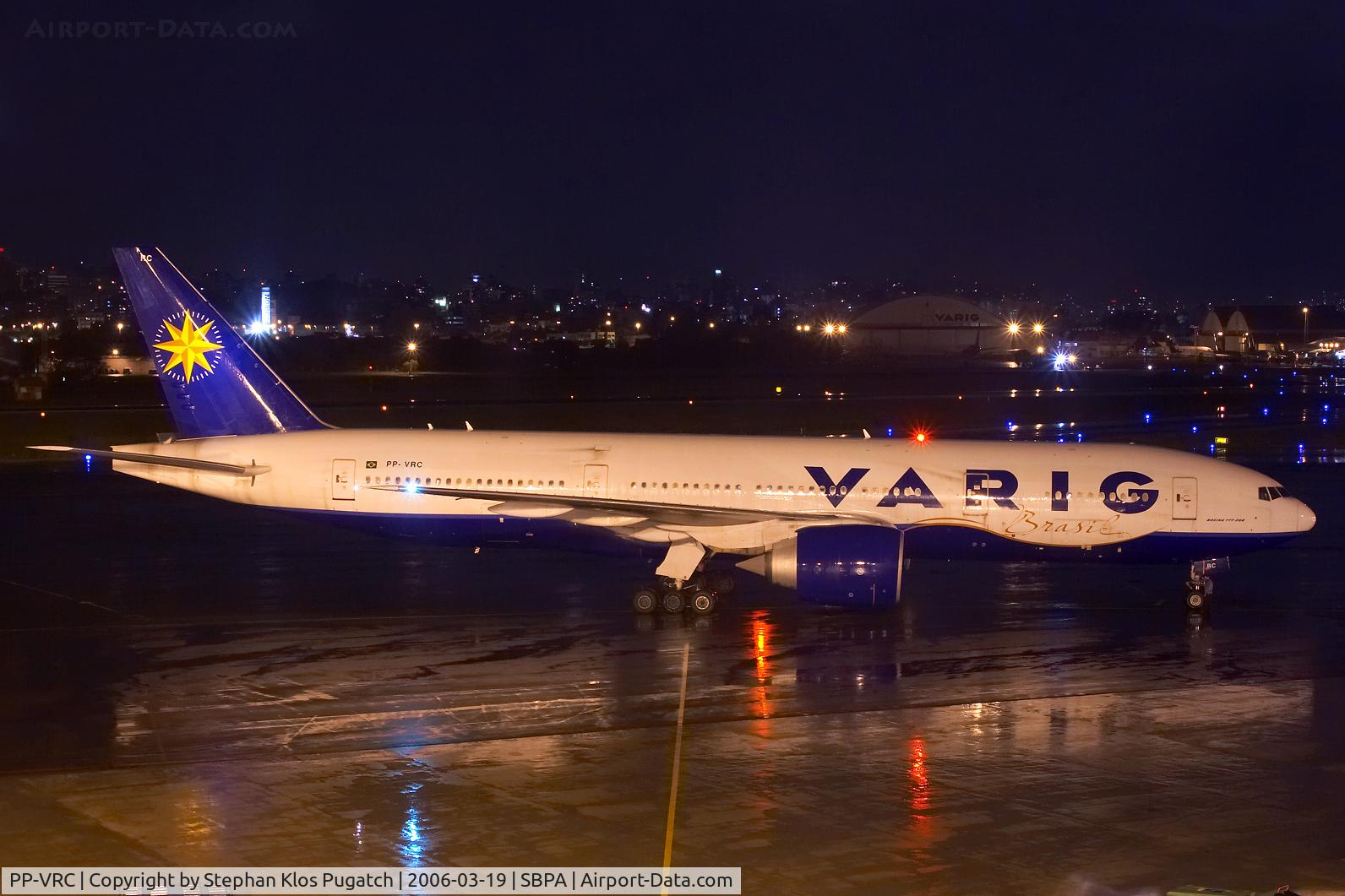 PP-VRC, 1995 Boeing 777-236 C/N 27108, VARIG