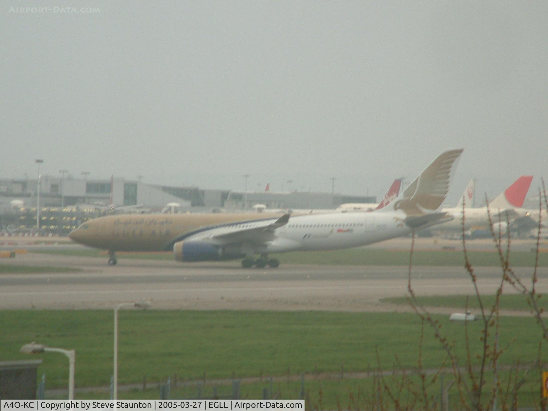 A4O-KC, 1999 Airbus A330-243 C/N 286, Taken at Heathrow Airport March 2005