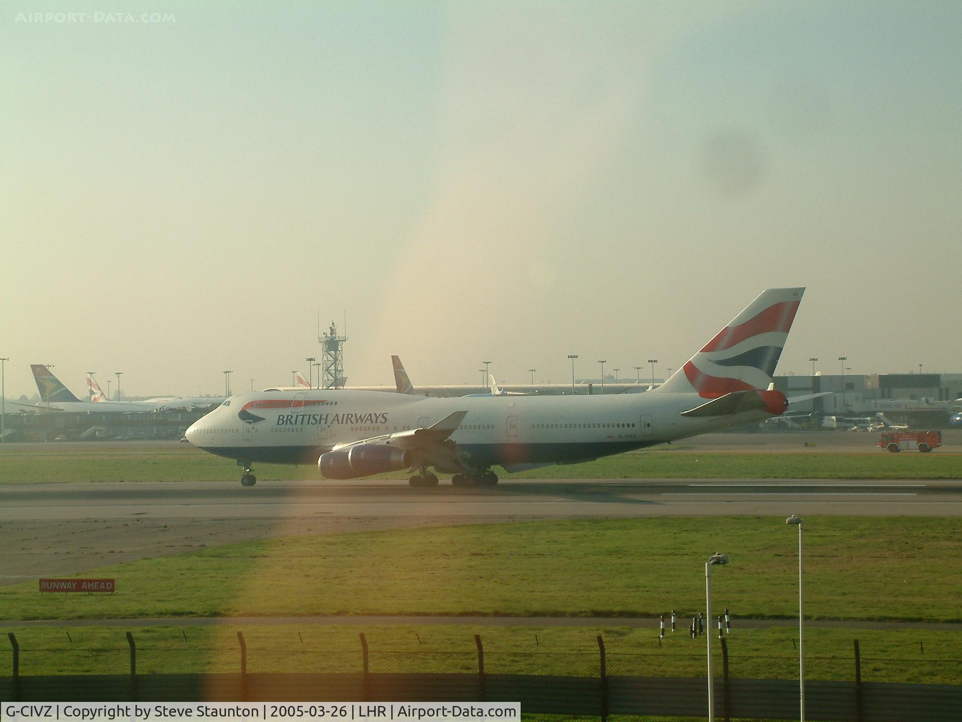 G-CIVZ, 1998 Boeing 747-436 C/N 28854, Taken at Heathrow Airport March 2005