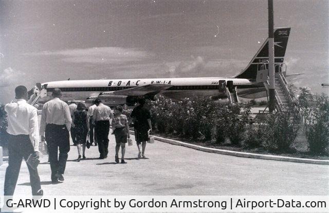 G-ARWD, 1962 Boeing 707-465 C/N 18372, Mid Sixties en route to Port of Spain and Caracas