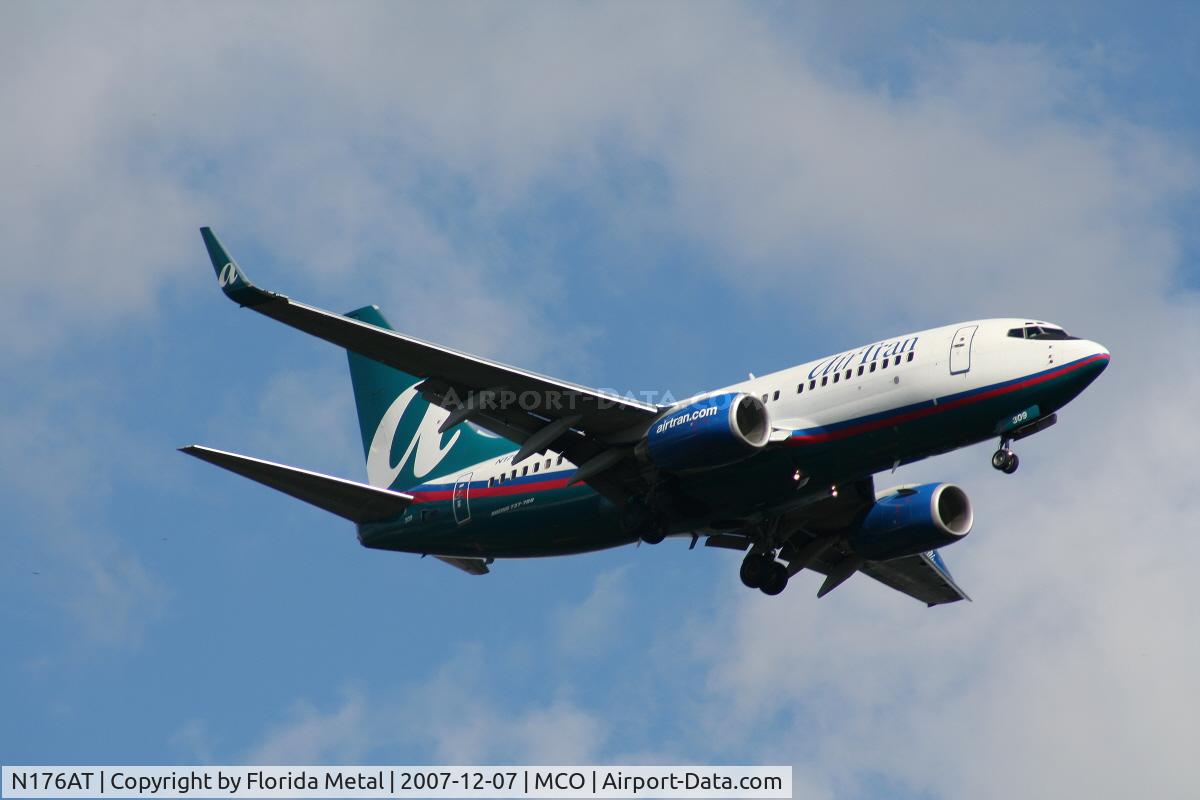 N176AT, 2005 Boeing 737-76N C/N 32654, Air Tran