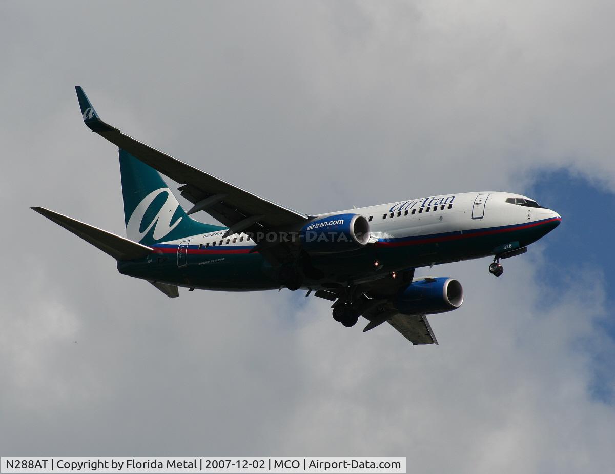 N288AT, 2006 Boeing 737-7BD C/N 33924, Air Tran