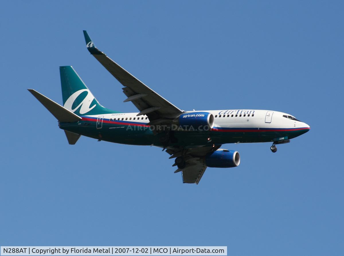 N288AT, 2006 Boeing 737-7BD C/N 33924, Air Tran