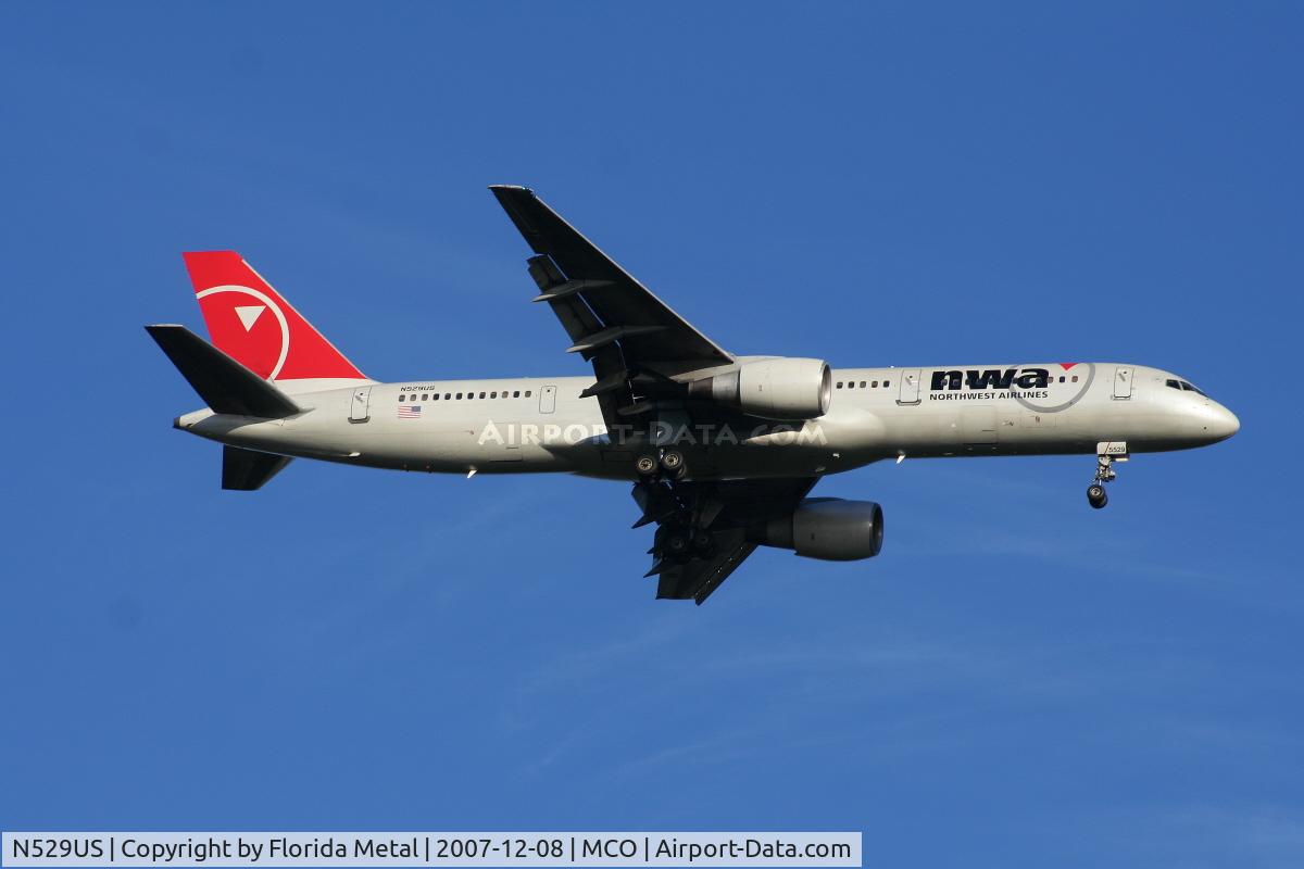 N529US, 1987 Boeing 757-251 C/N 23844, Northwest