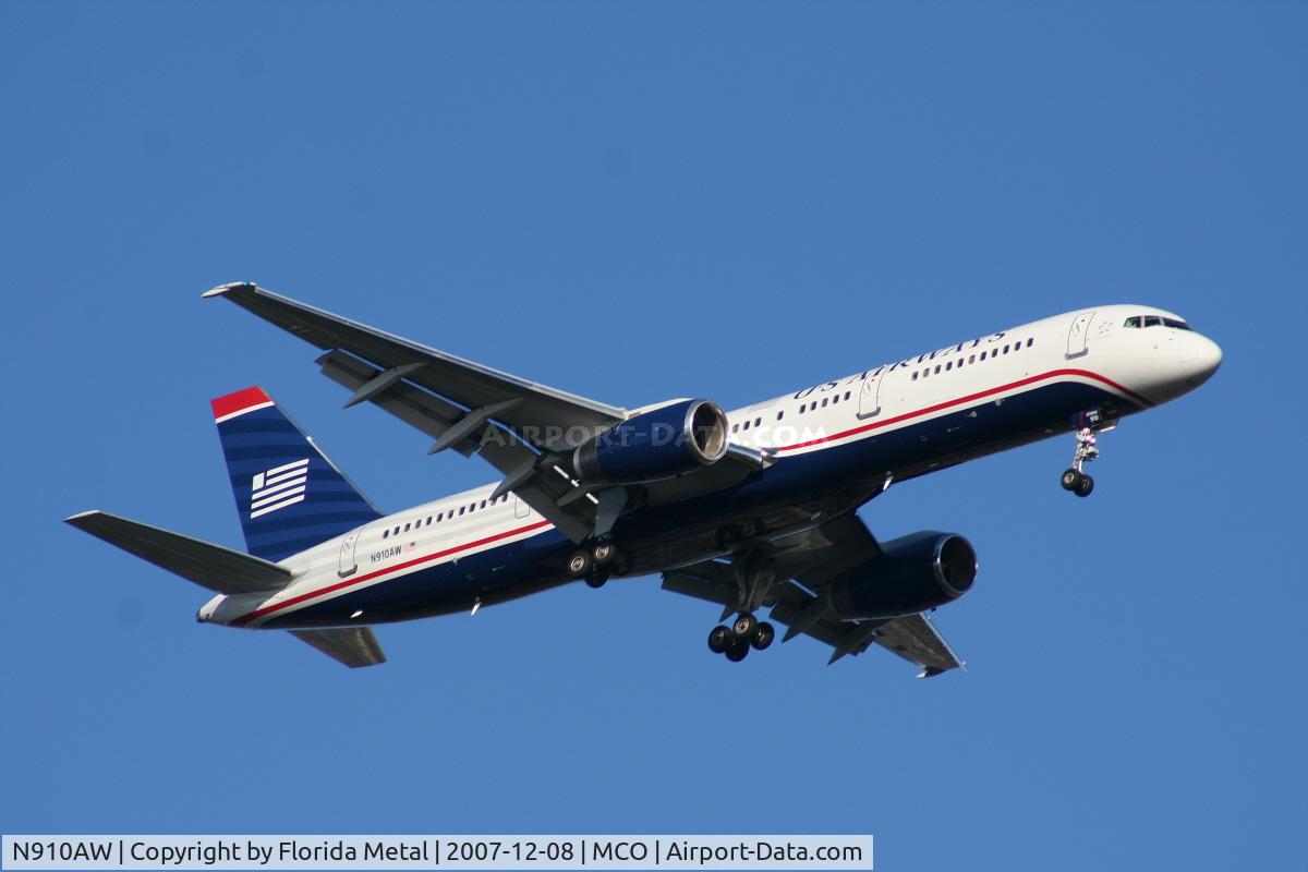 N910AW, 1989 Boeing 757-2G7 C/N 24523, US Airways