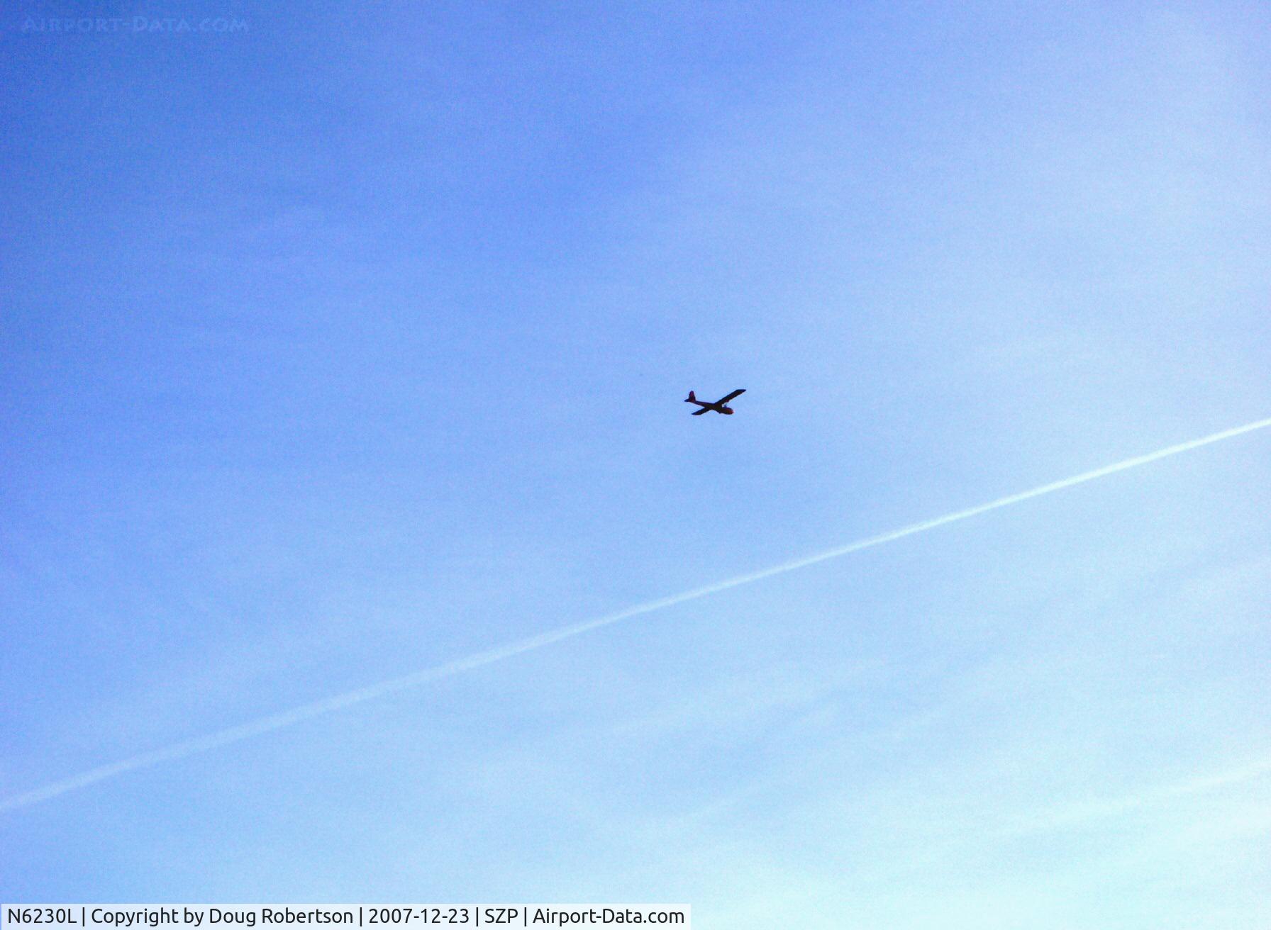N6230L, 1964 Schweizer SGU 2-22E C/N 182, 1964 Schweizer SGU 2-22E Glider in free flight after tow release