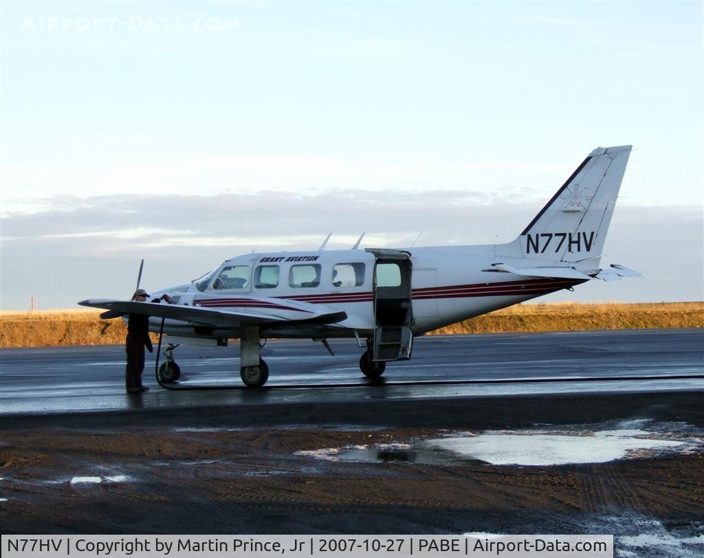 N77HV, 1981 Piper PA-31-350 Chieftain C/N 318152193, Grant Aviation Fueling