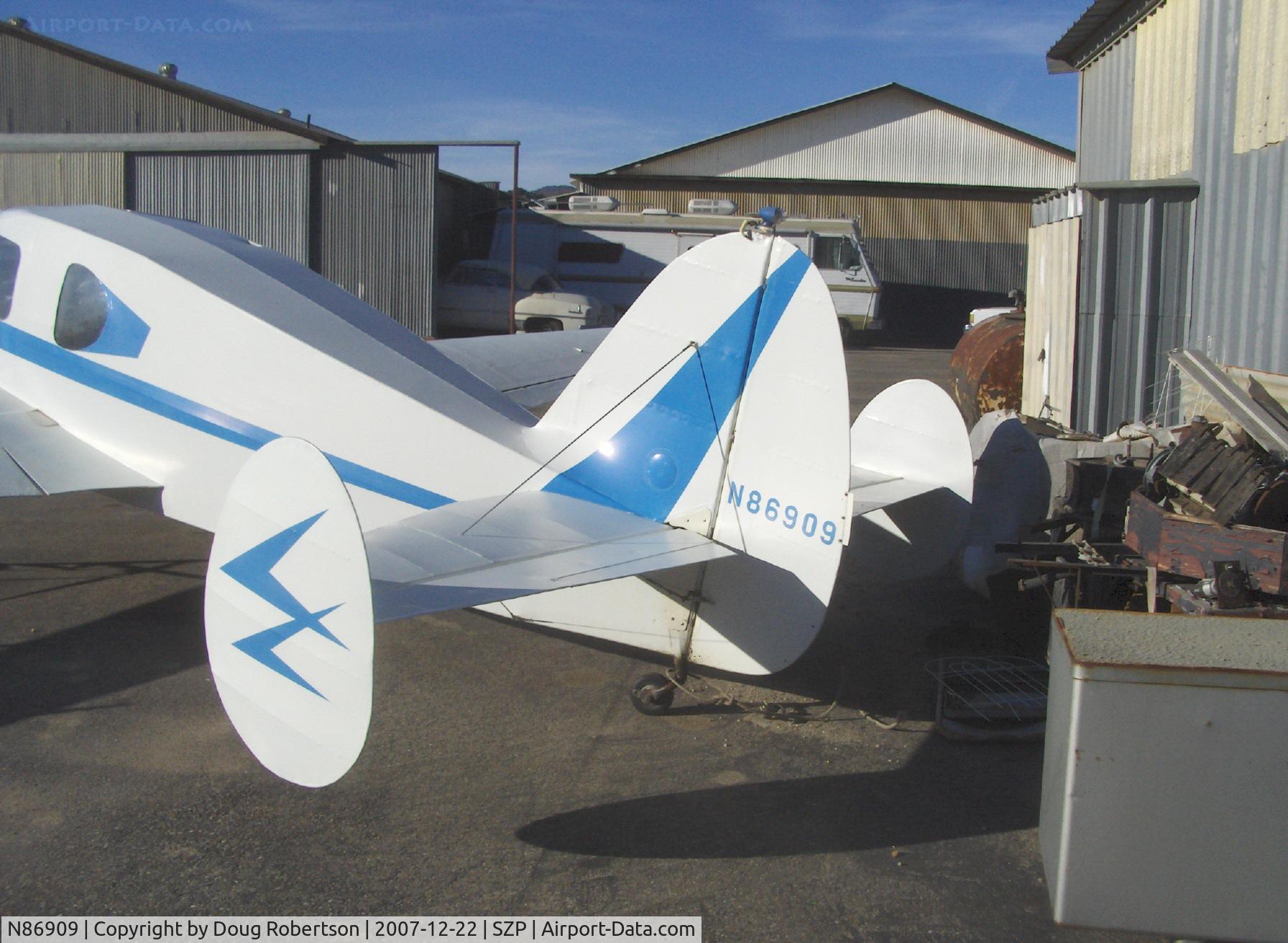 N86909, 1946 Bellanca 14-13 Cruisair Senior C/N 1271, 1946 Bellanca 14-13 CRUISAIR, Franklin 6A4150 150 Hp, triple tail