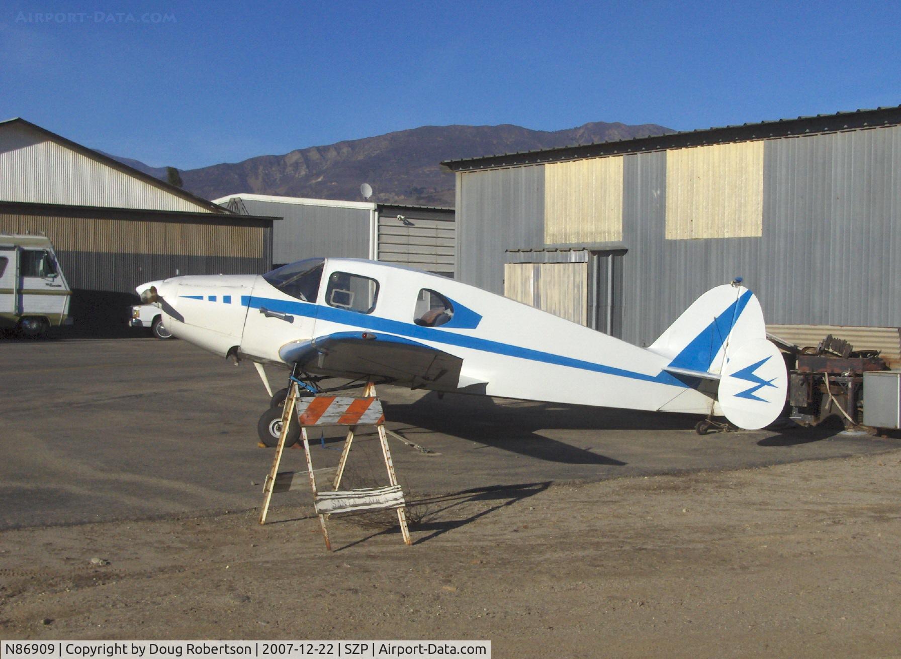 N86909, 1946 Bellanca 14-13 Cruisair Senior C/N 1271, 1946 Bellanca 14-13 CRUISAIR, Franklin 6A4150 150 Hp