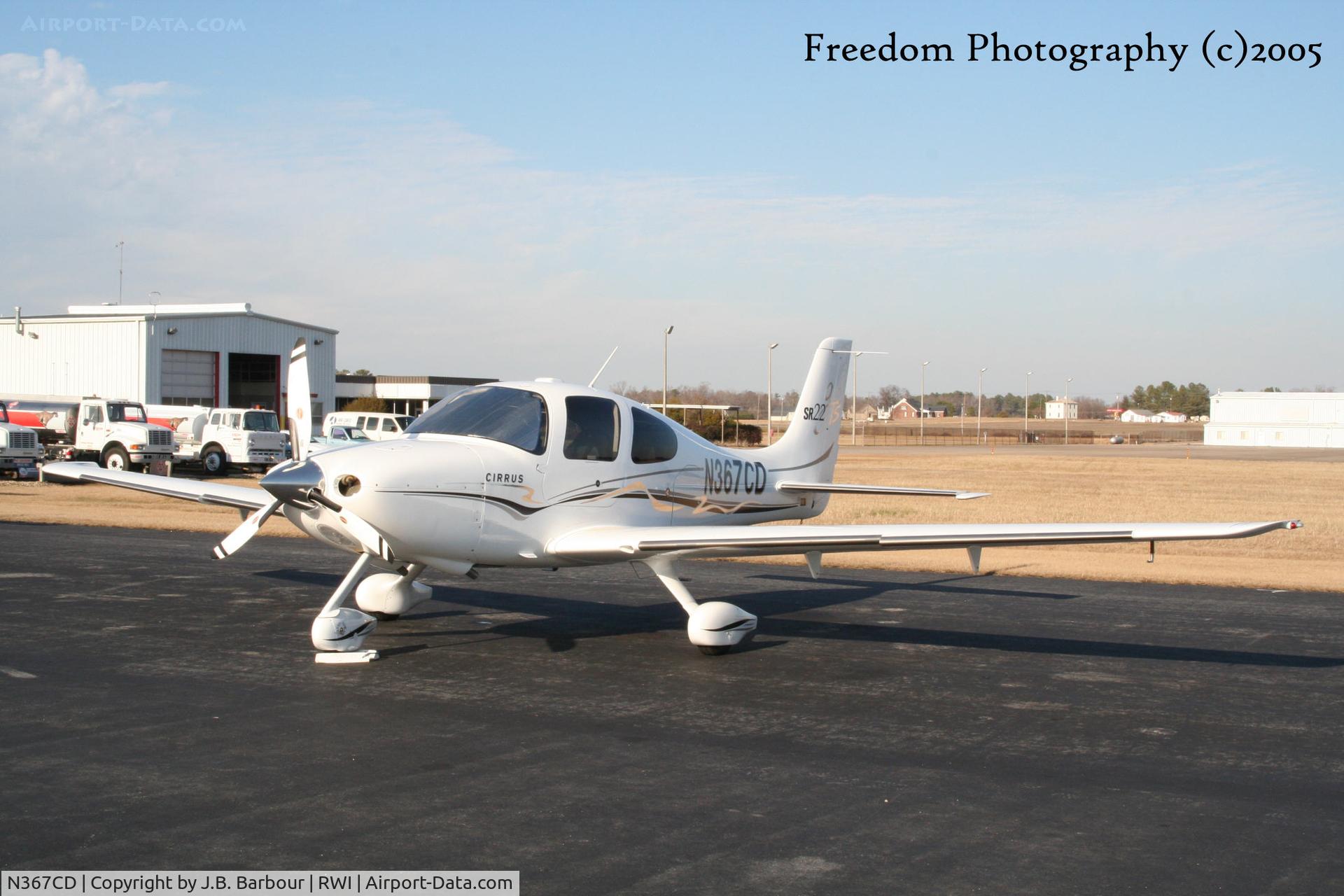 N367CD, 2005 Cirrus SR22 C/N 1416, N/A