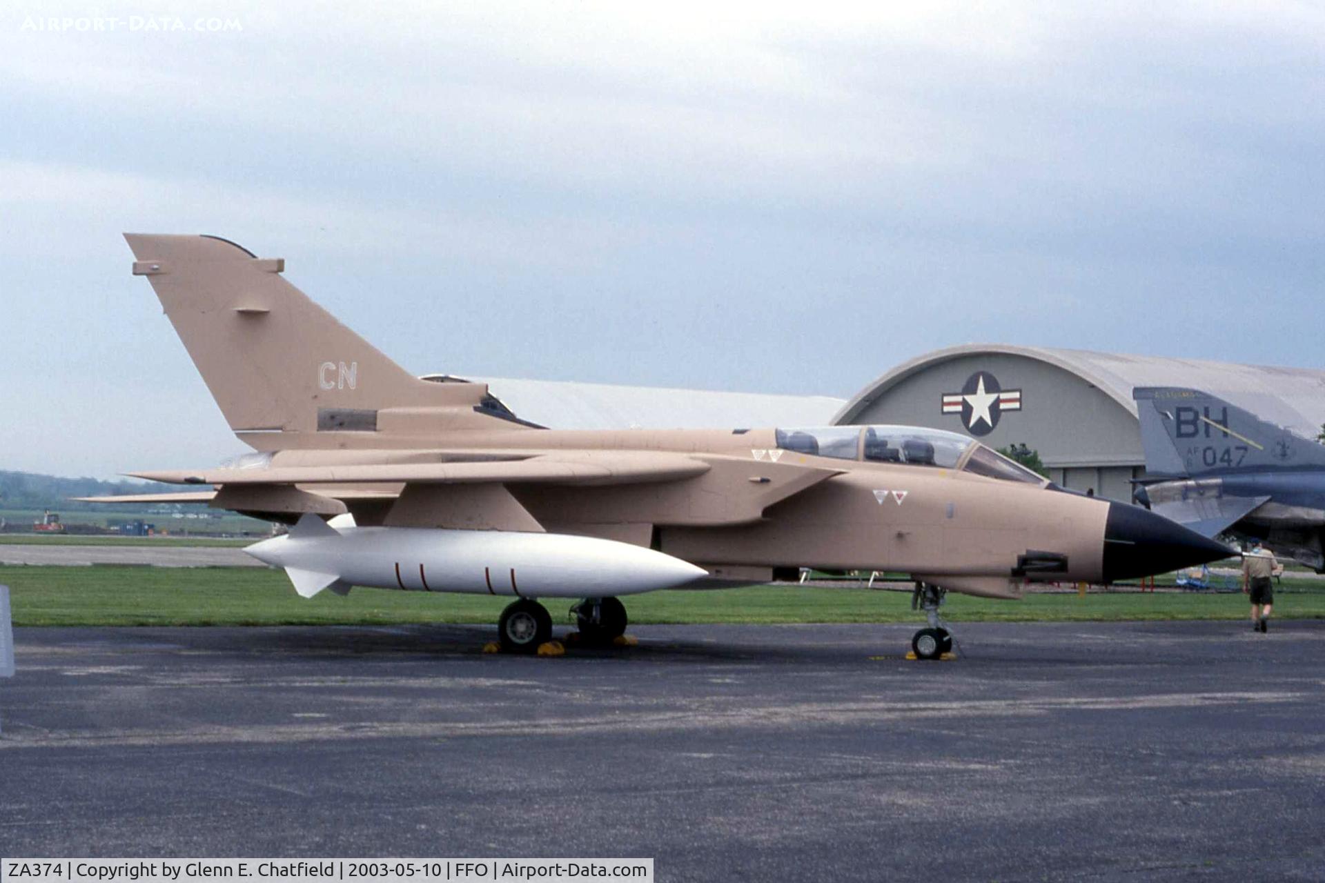 ZA374, 1982 Panavia Tornado GR.1 C/N 178/BS056/3088, Tornado at the National Museum of the U.S. Air Force