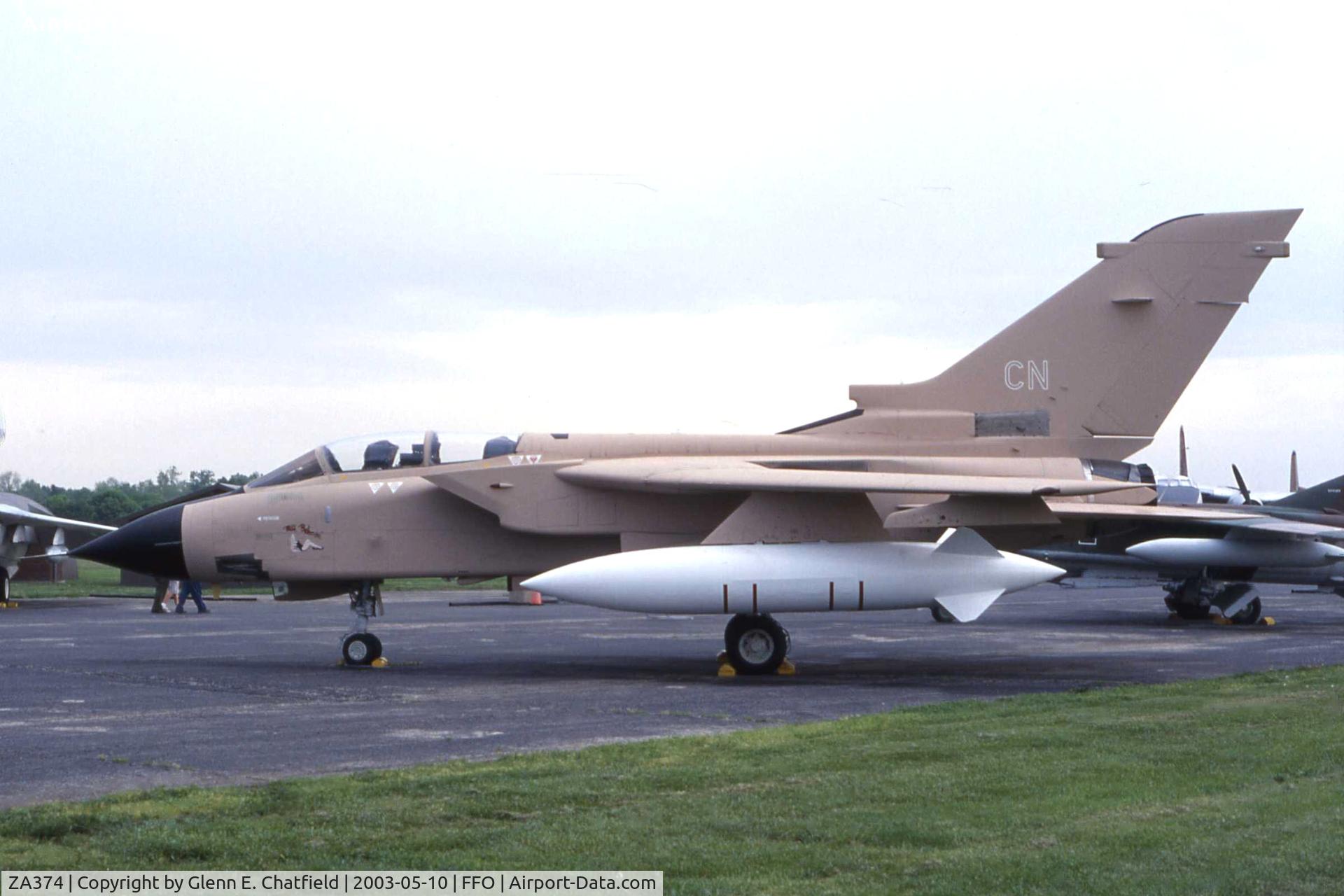 ZA374, 1982 Panavia Tornado GR.1 C/N 178/BS056/3088, Tornado at the National Museum of the U.S. Air Force
