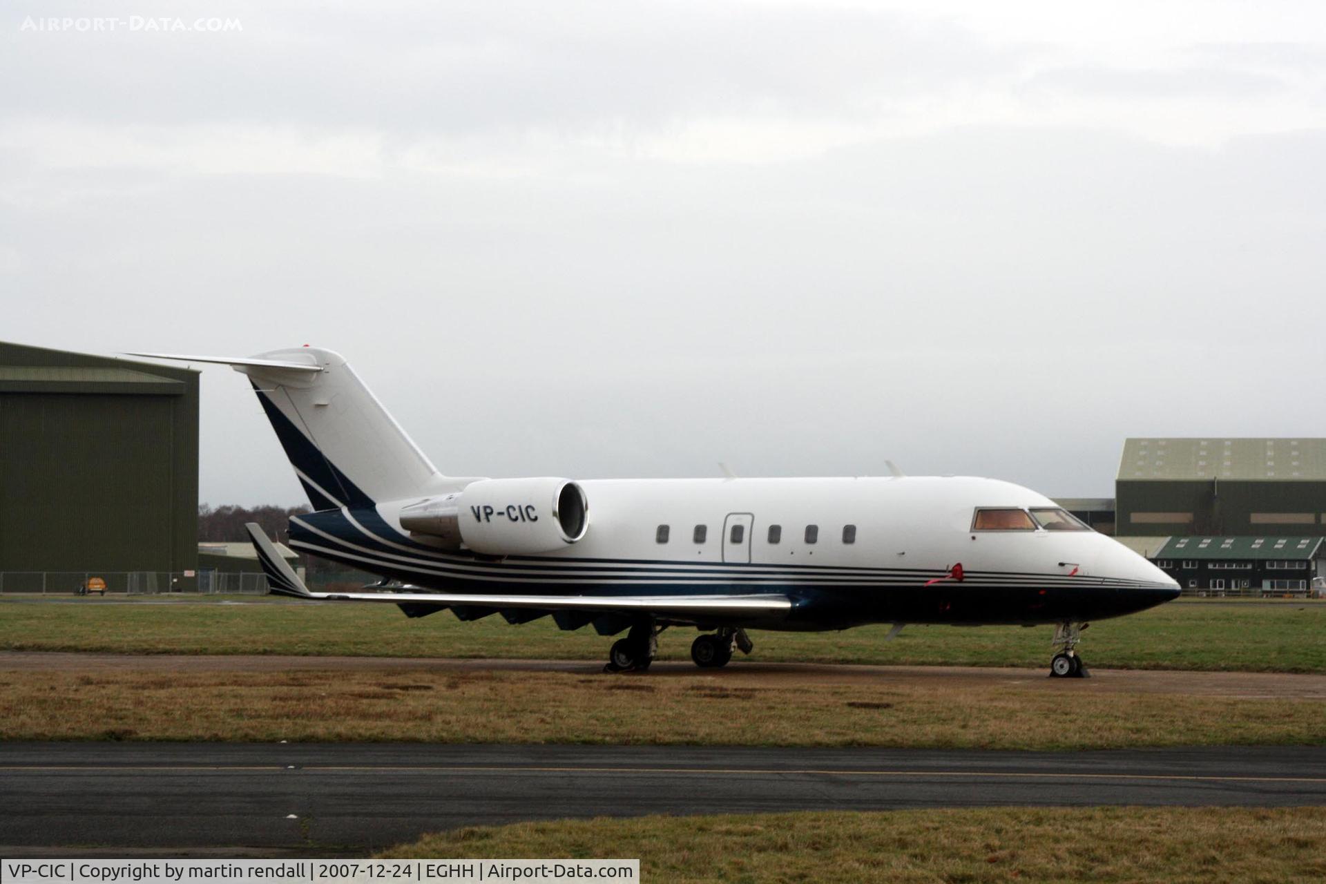 VP-CIC, 1987 Canadair Challenger 601-3A (CL-600-2B16) C/N 5011, CHALLENGER
