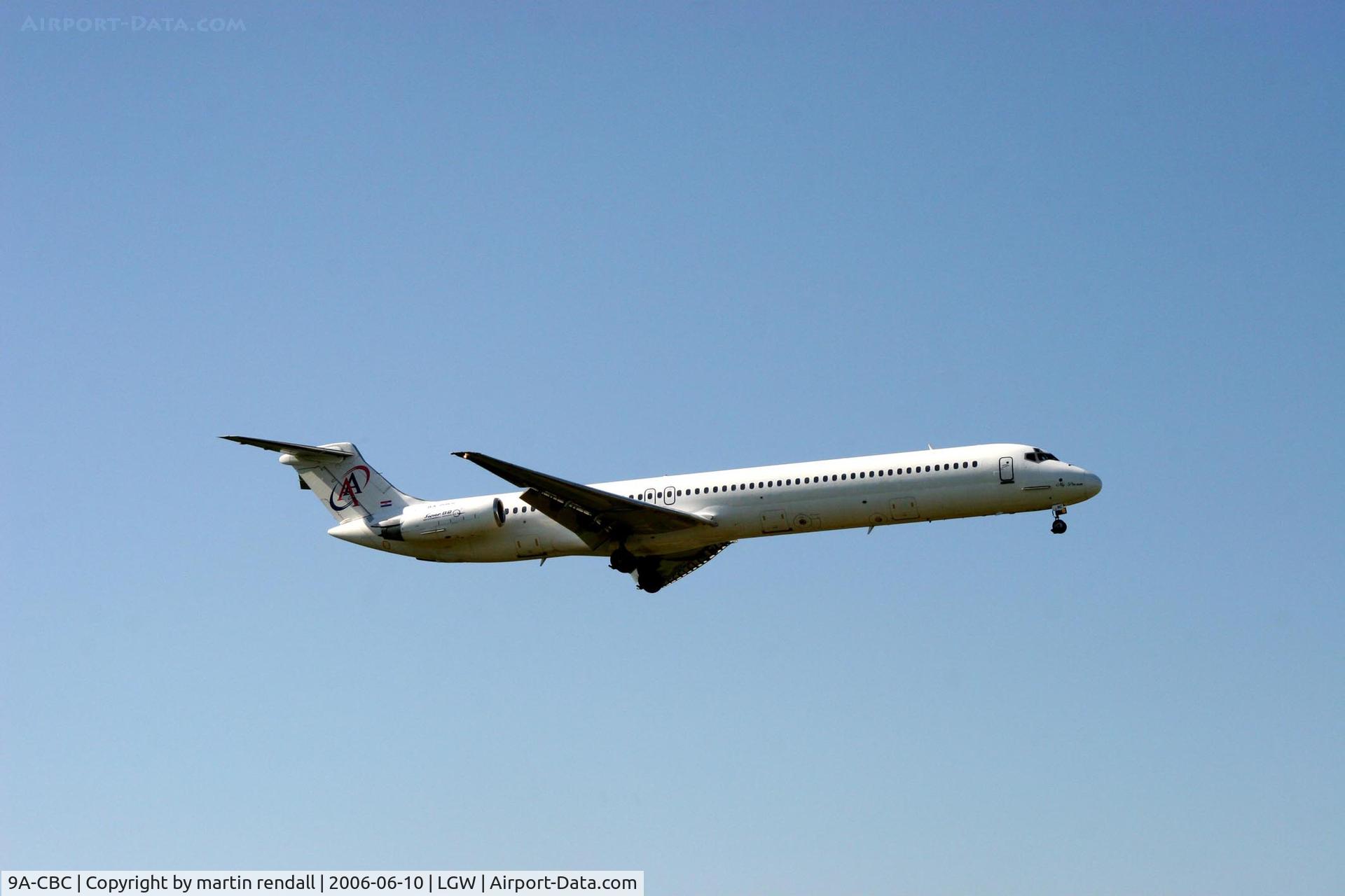 9A-CBC, 1982 McDonnell Douglas MD-82 (DC-9-82) C/N 49143, DC9