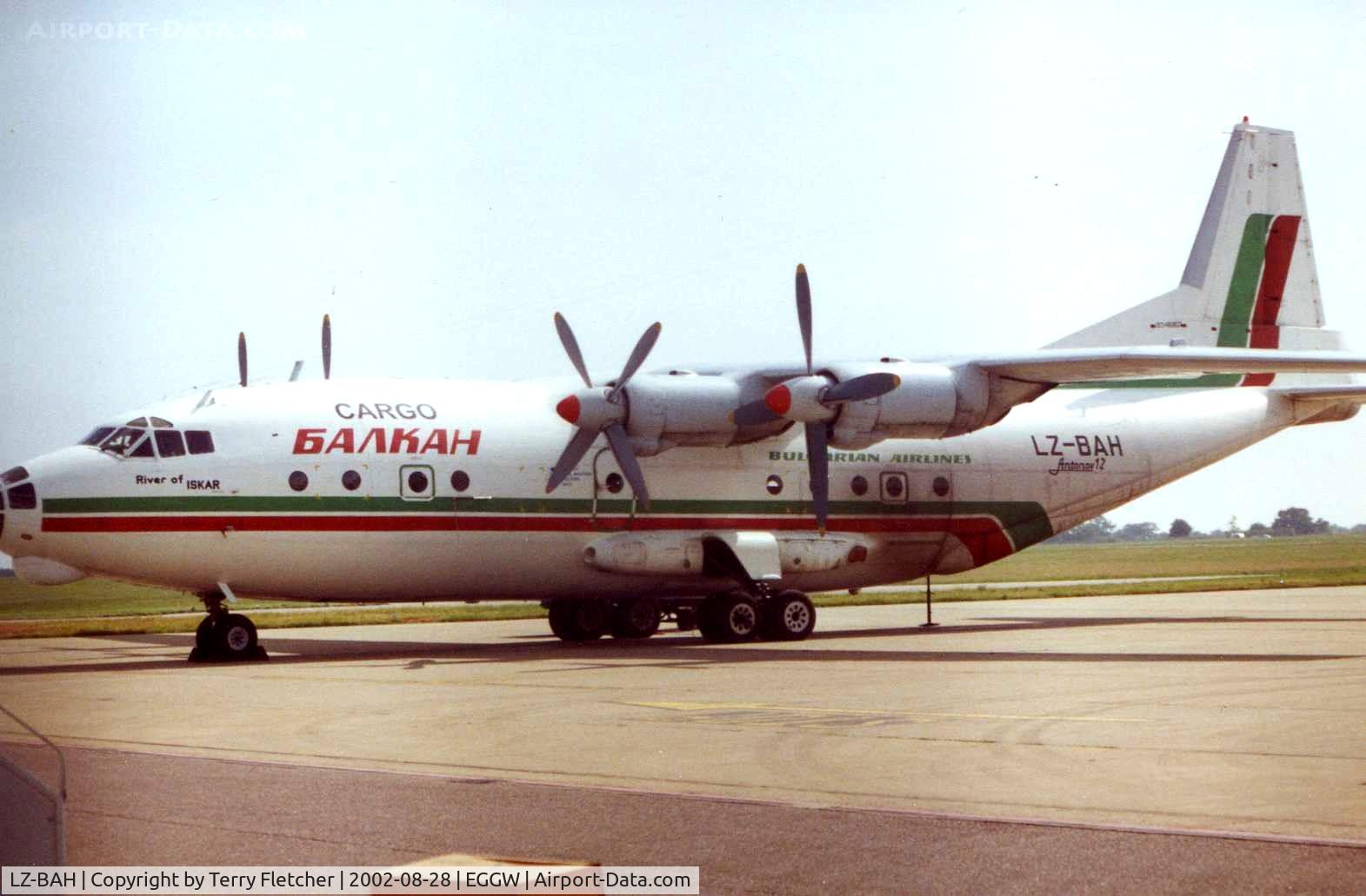 LZ-BAH, Antonov AN-12 C/N 9346807, Balkan Cargo An12 cn 9346807 seen at Luton subsequently became registered as LZ-CBH