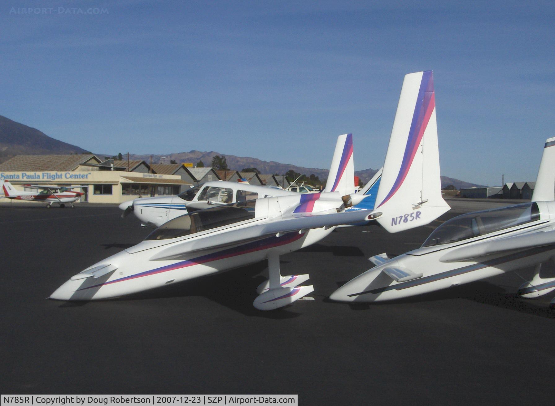 N785R, 1990 Rutan Long-EZ C/N 1423, 1990 Rohaly LONG EZE, Lycoming O-235 115 Hp