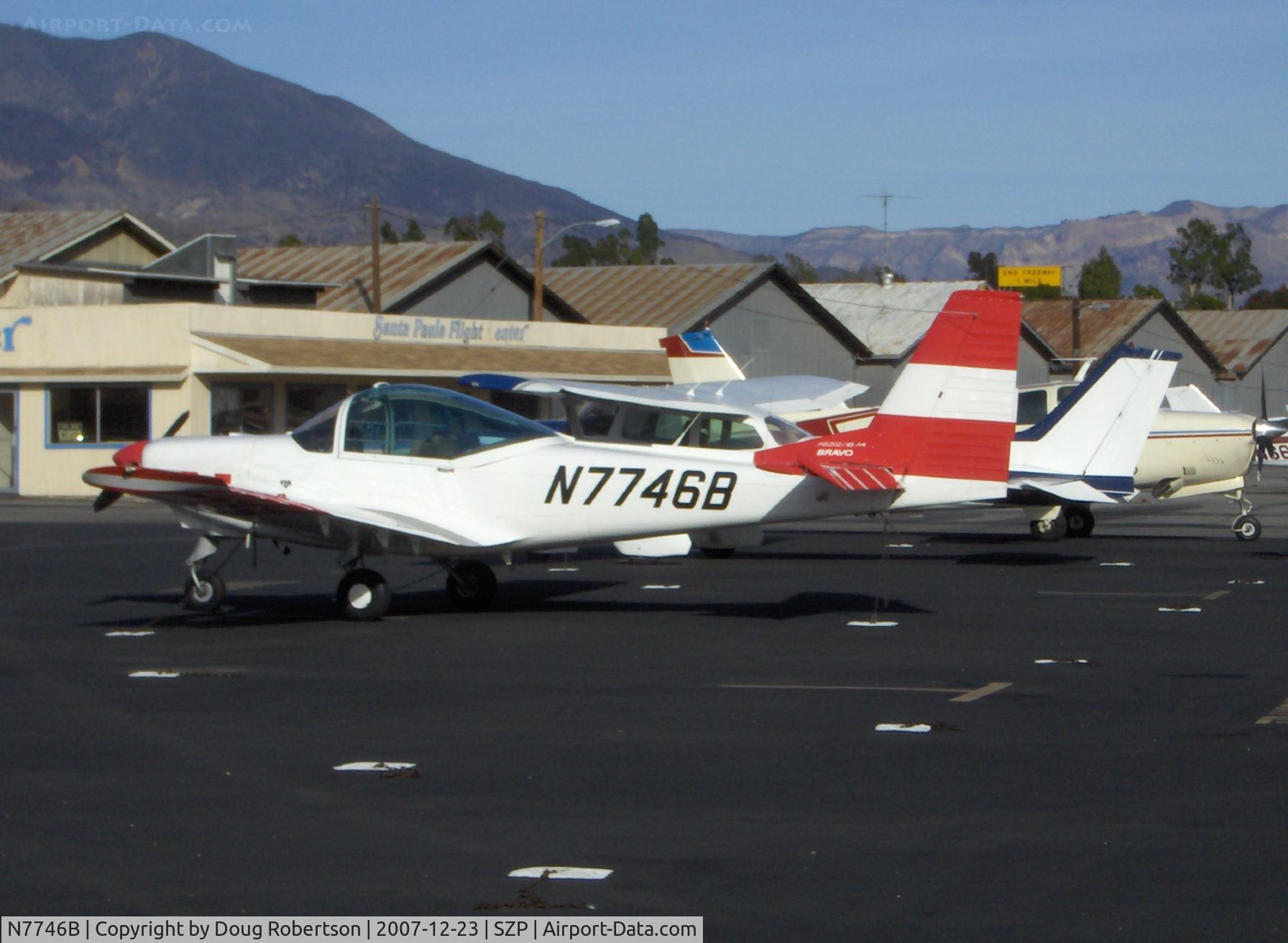 N7746B, 1992 FFA AS-202/18A-4 Bravo C/N 238, 1992 Ffa Flugzeugwerke Altenrhein AS202/18A4 BRAVO, Lycoming AEIO-360