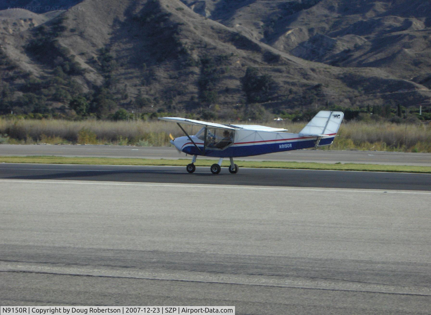 N9150R, 2005 Rans S-6ES Coyote II C/N 12041627, 2005 Worth RANS S-6ES COYOTE II, Rotax engine, landing roll Rwy 04