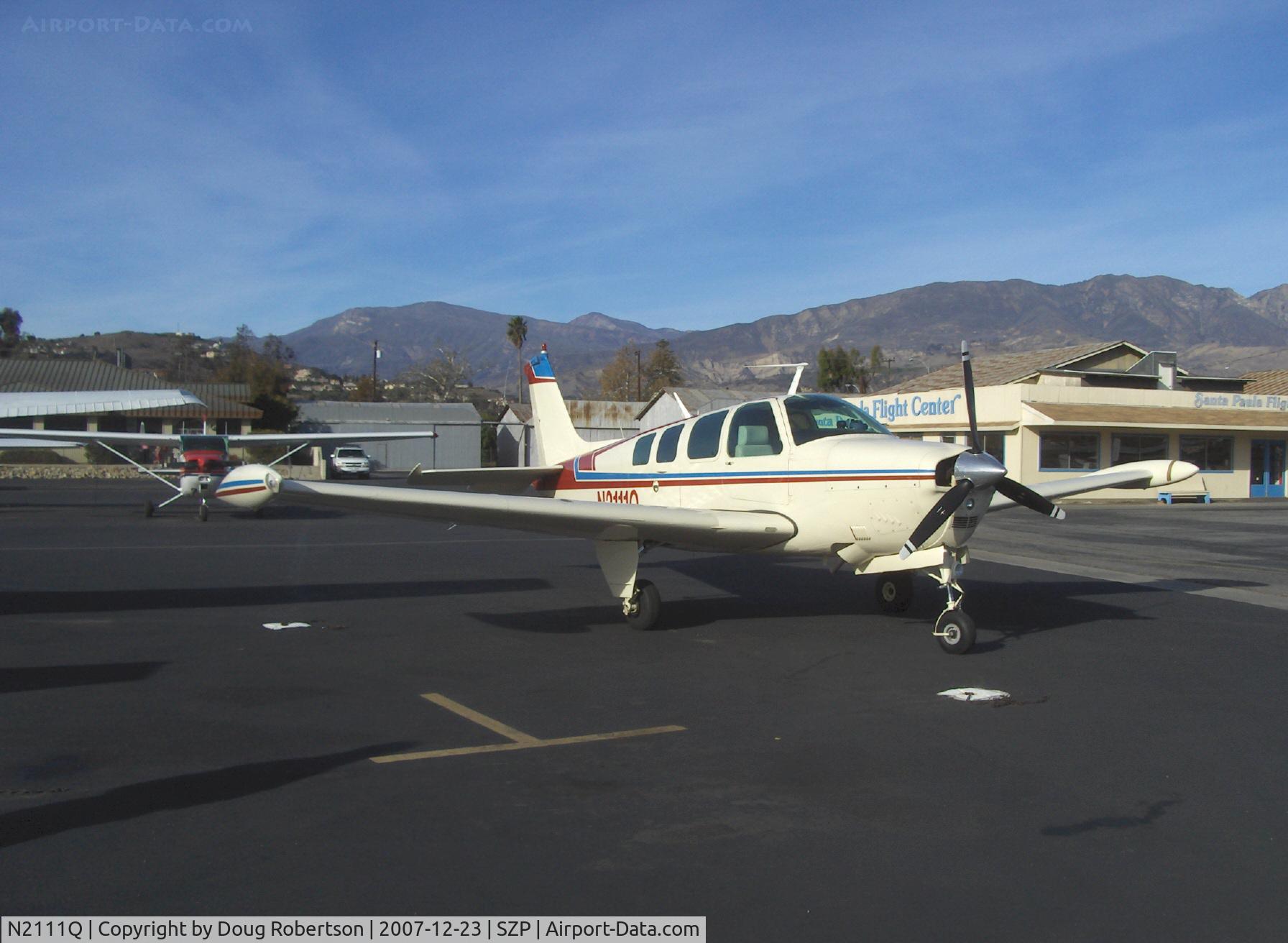 N2111Q, 1969 Beech 36 Bonanza C/N E-135, 1969 Beech 36 BONANZA, Continental IO-550 300 Hp upgrade