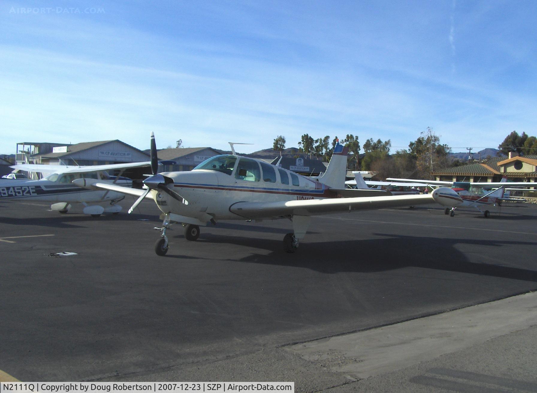 N2111Q, 1969 Beech 36 Bonanza C/N E-135, 1969 Beech 36 BONANZA, Continental IO-550 300 Hp upgrade